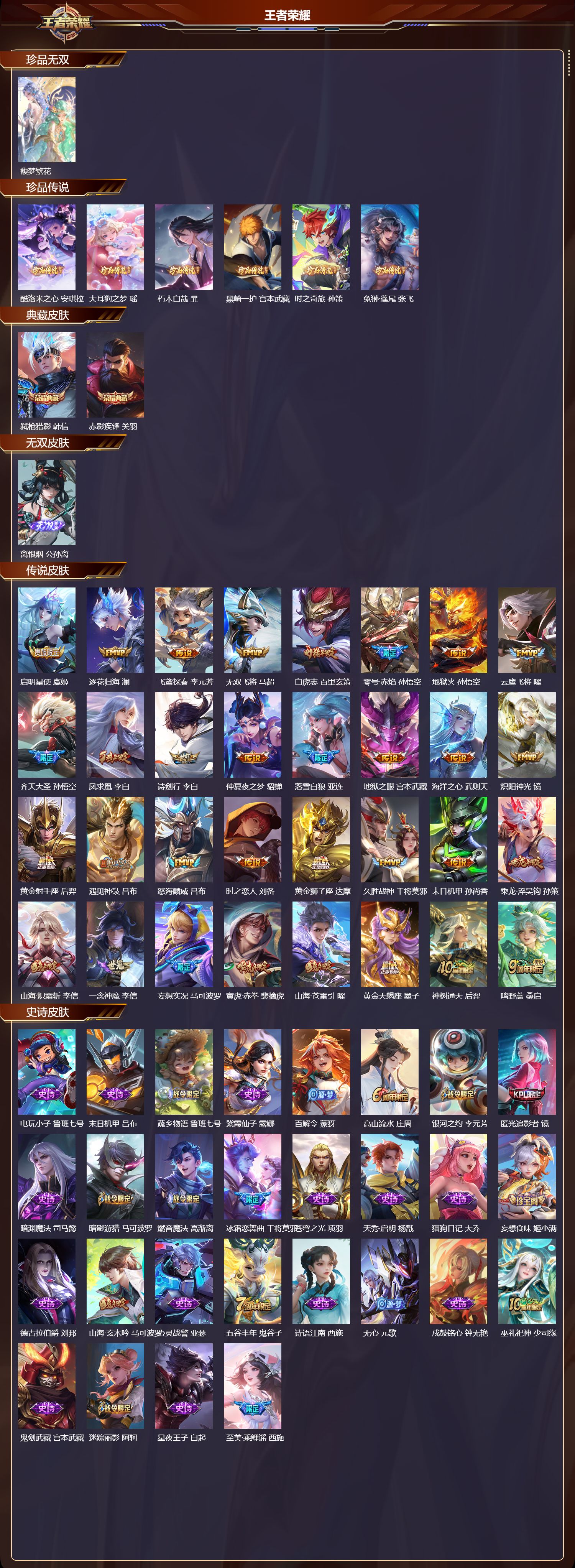 WZCMW415702王者荣耀账号详情图7