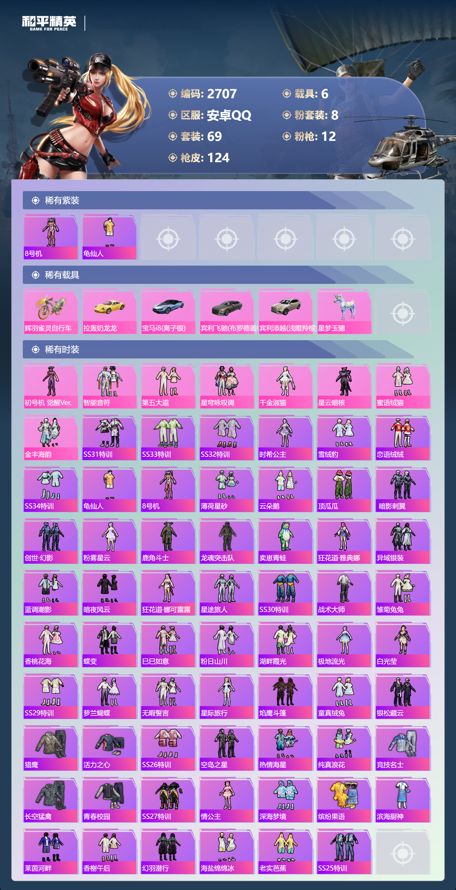 HPLX4122094和平精英账号详情图3