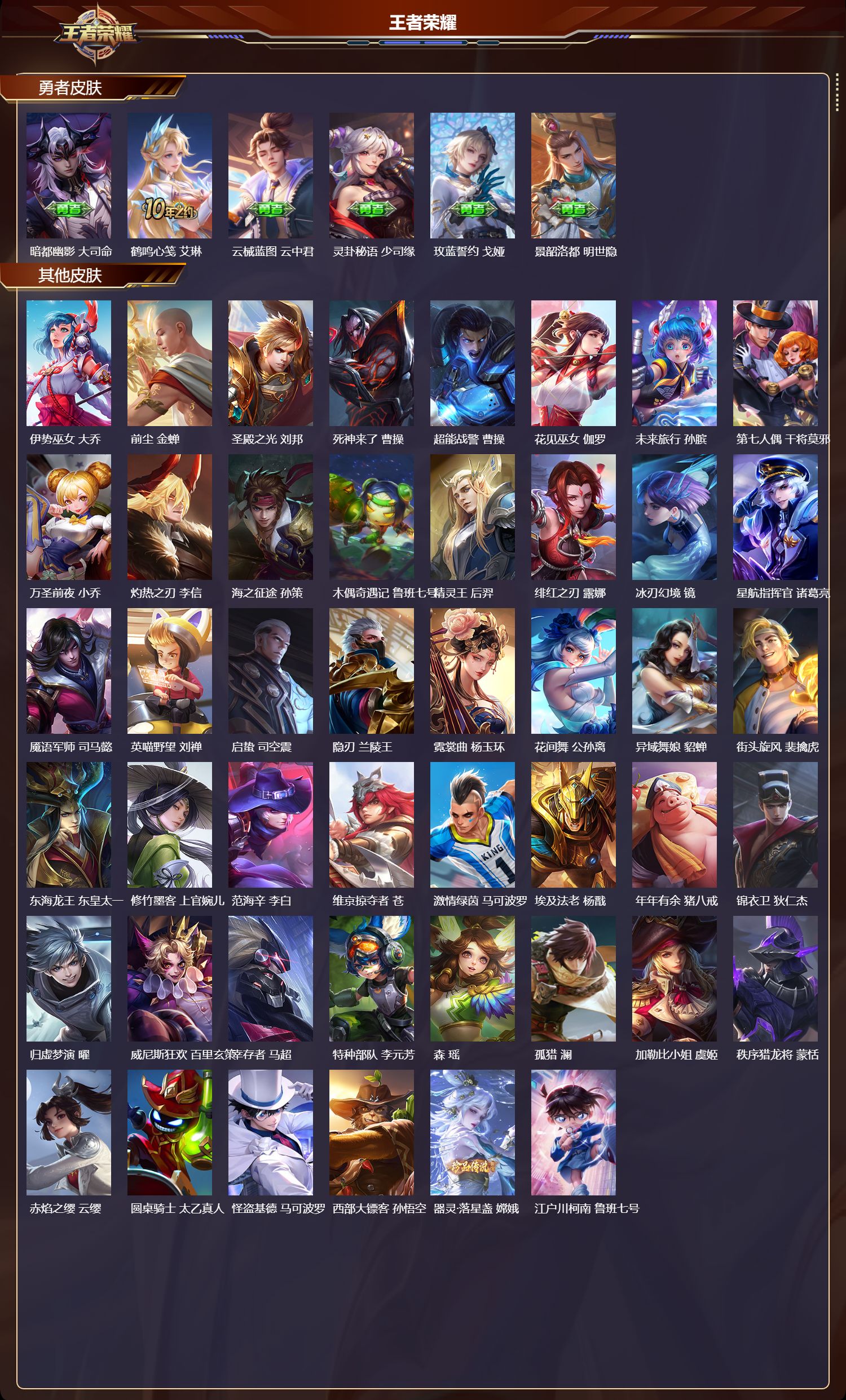 WZMK3440083王者荣耀账号详情图5