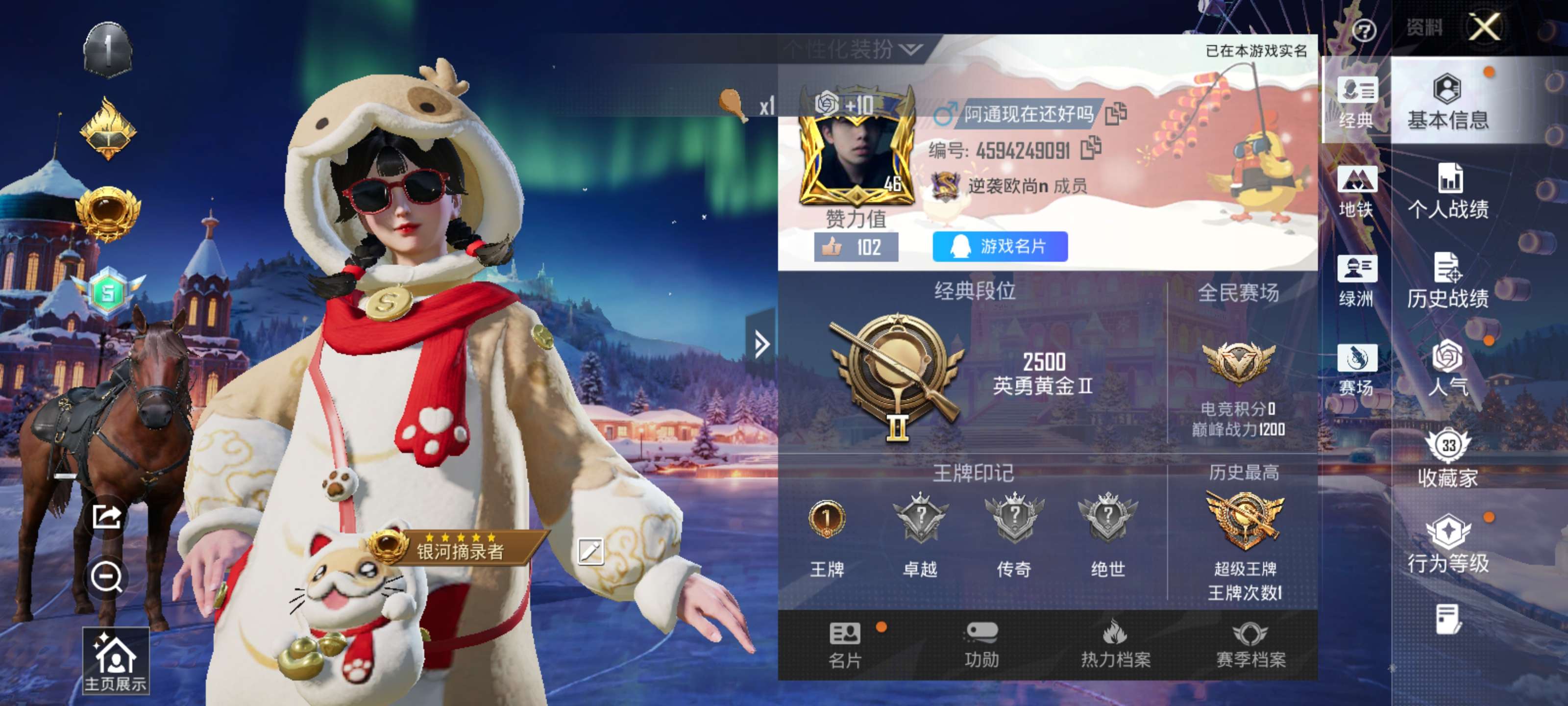 HPZM3440459和平精英账号详情图3