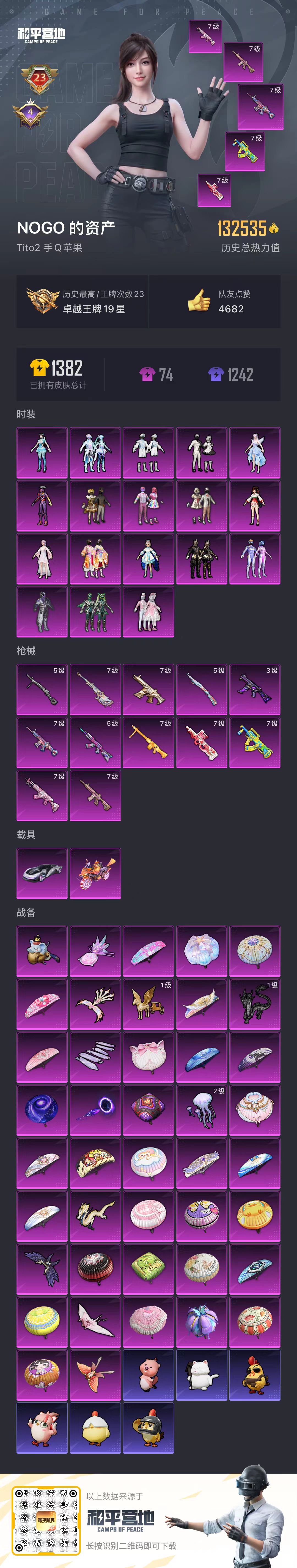 HPSJ3435205和平精英账号详情图3