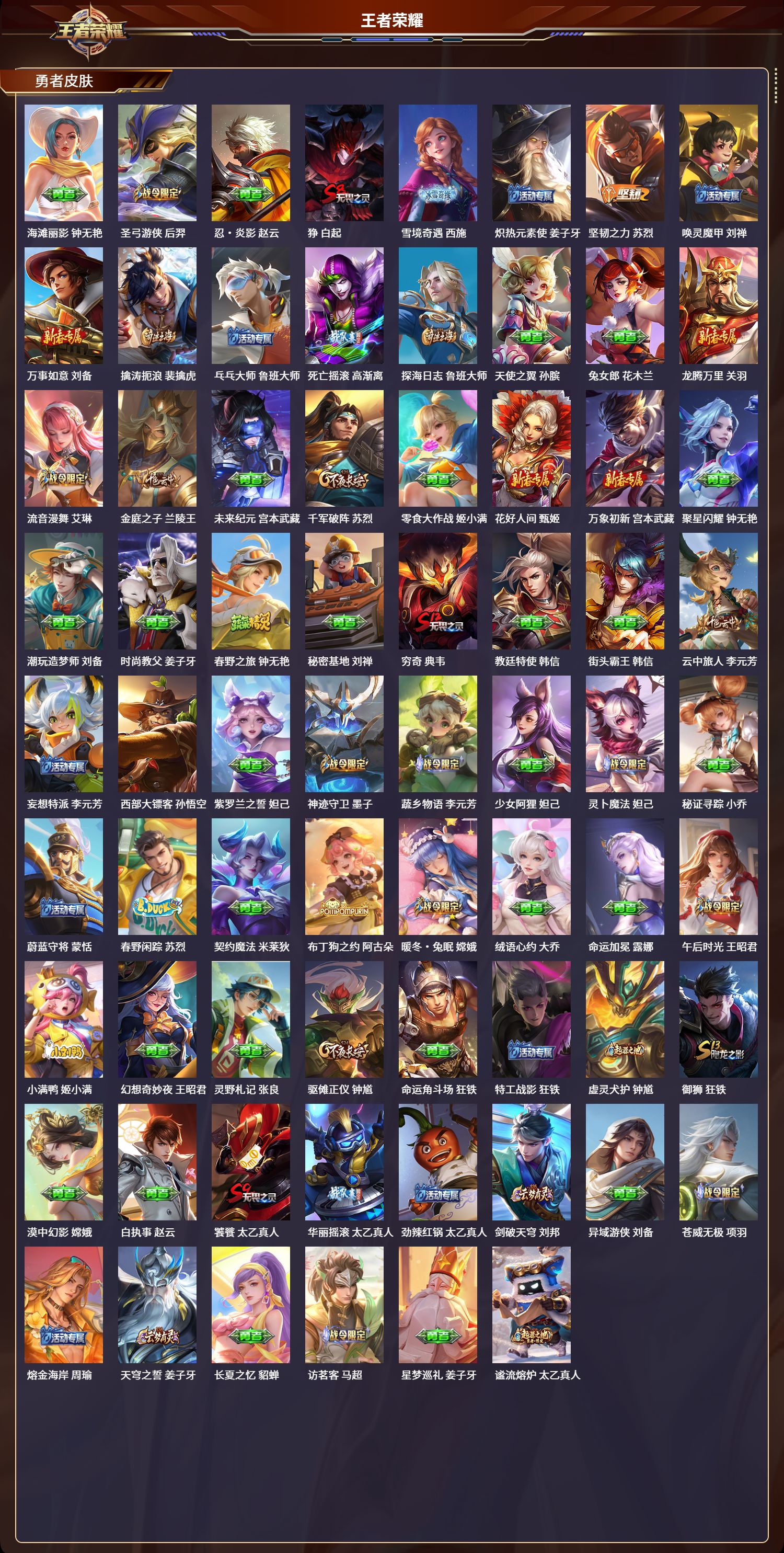 WZLX4220902王者荣耀账号详情图7