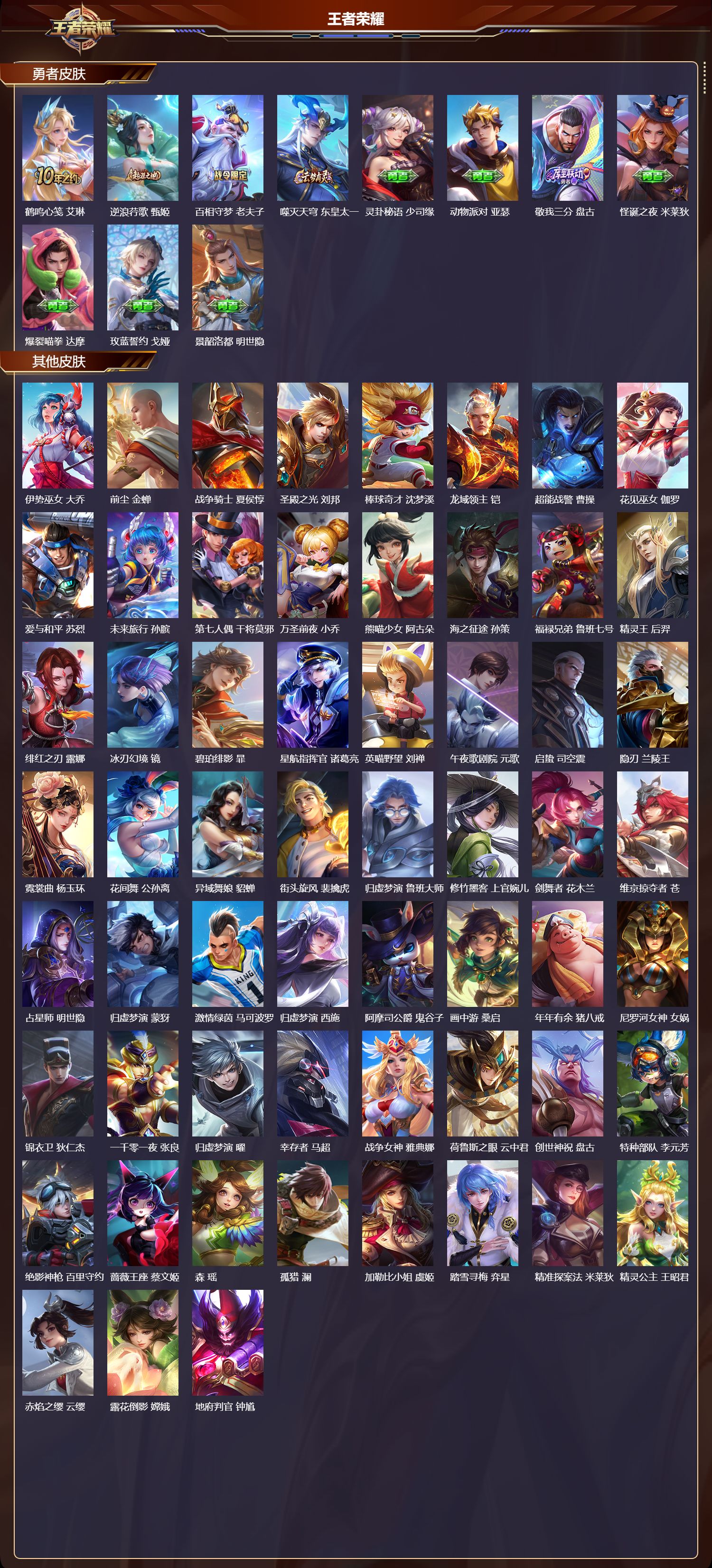 WZMK3442728王者荣耀账号详情图5