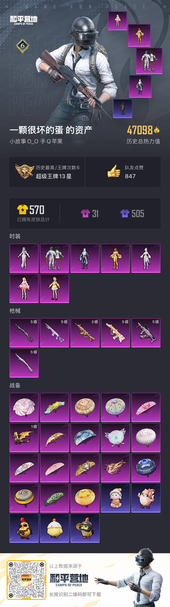 HPSJ3435137和平精英账号详情图2 HPSJ3435137和平精英账号详情图2