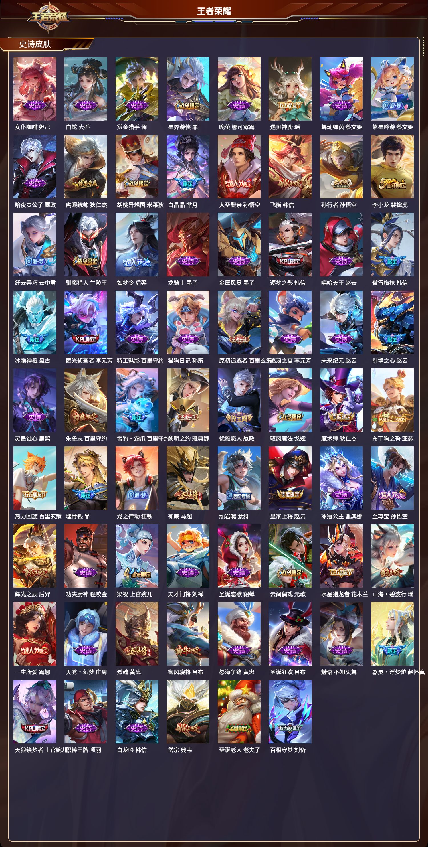 WZLX4220920王者荣耀账号详情图5 WZLX4220920王者荣耀账号详情图5