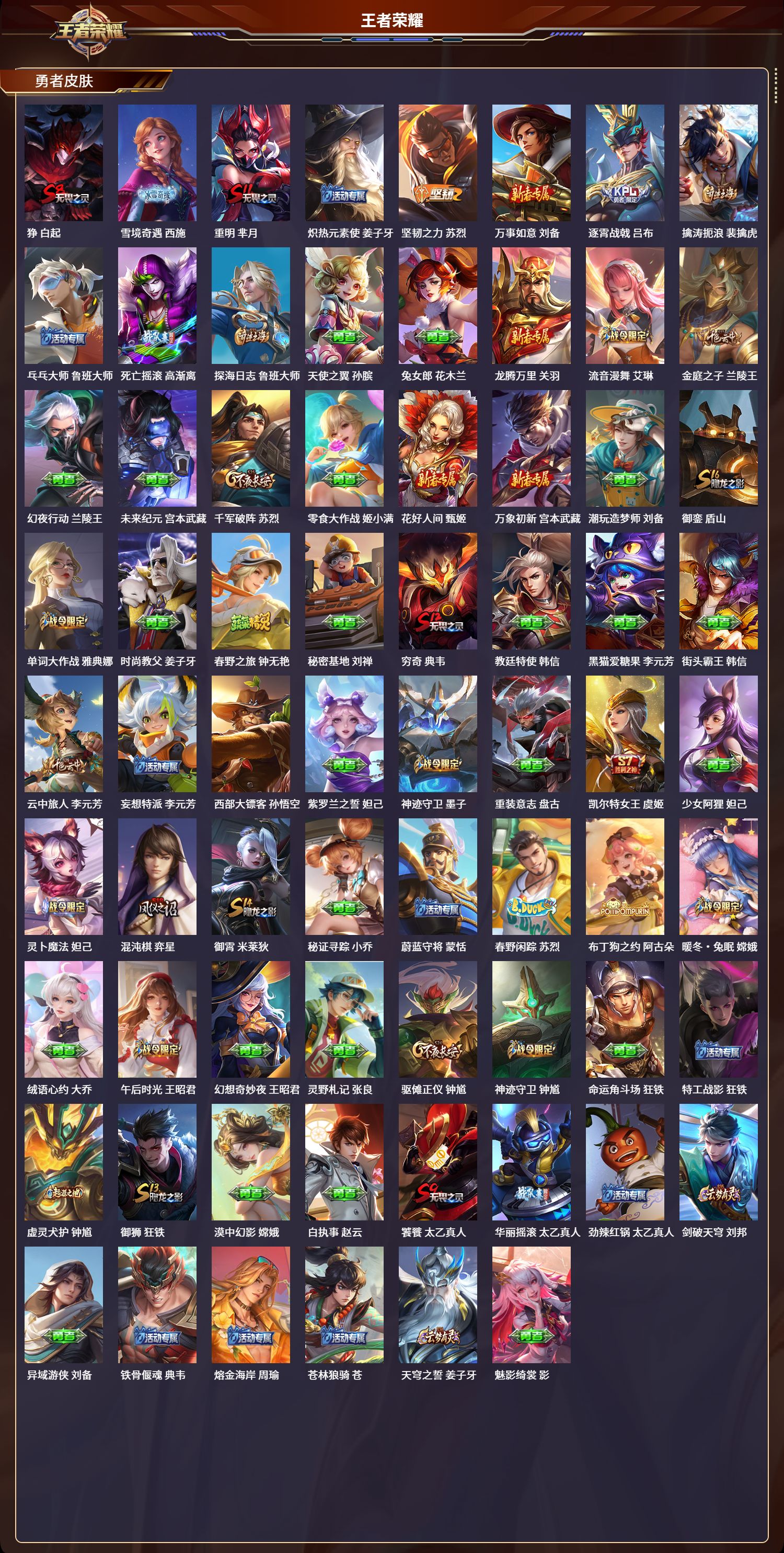 WZLX4220920王者荣耀账号详情图8 WZLX4220920王者荣耀账号详情图8