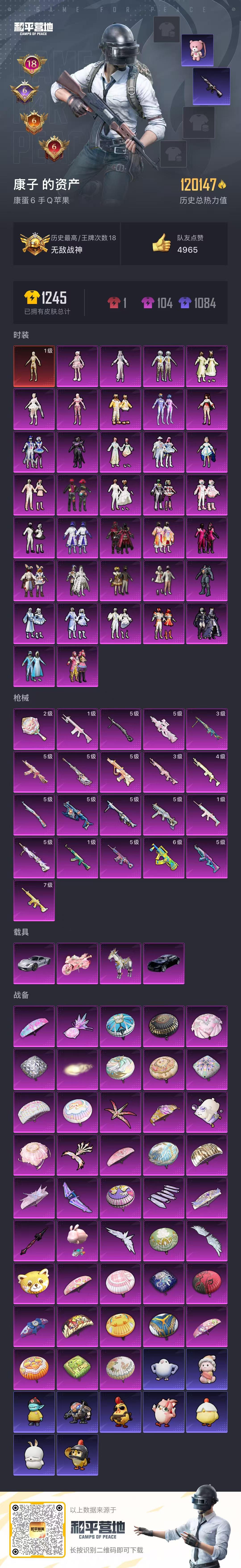 HPCMW3436105和平精英账号详情图2 HPCMW3436105和平精英账号详情图2