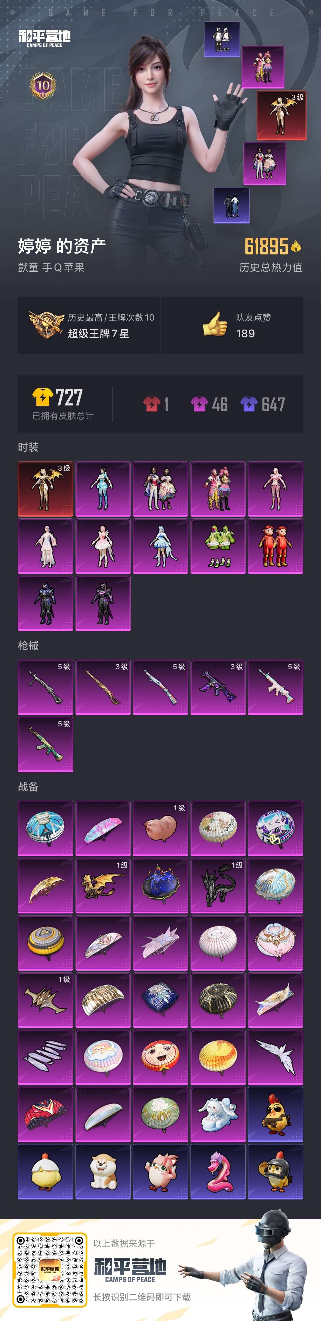 HPSJ3439433和平精英账号详情图4 HPSJ3439433和平精英账号详情图4