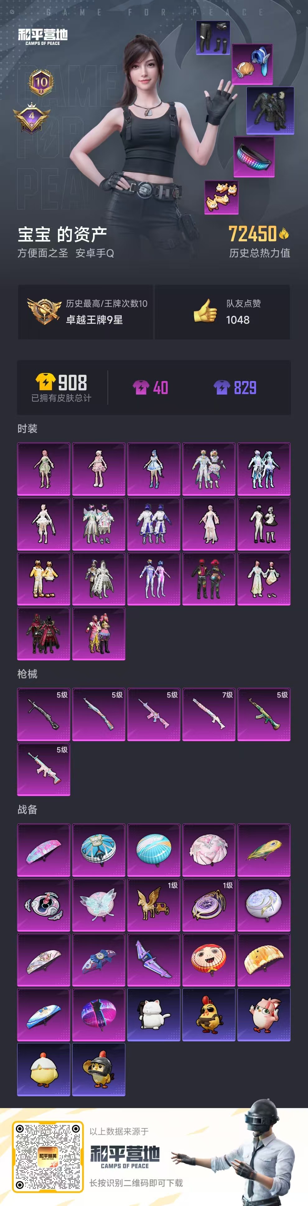 HPSJ3439461和平精英账号详情图3