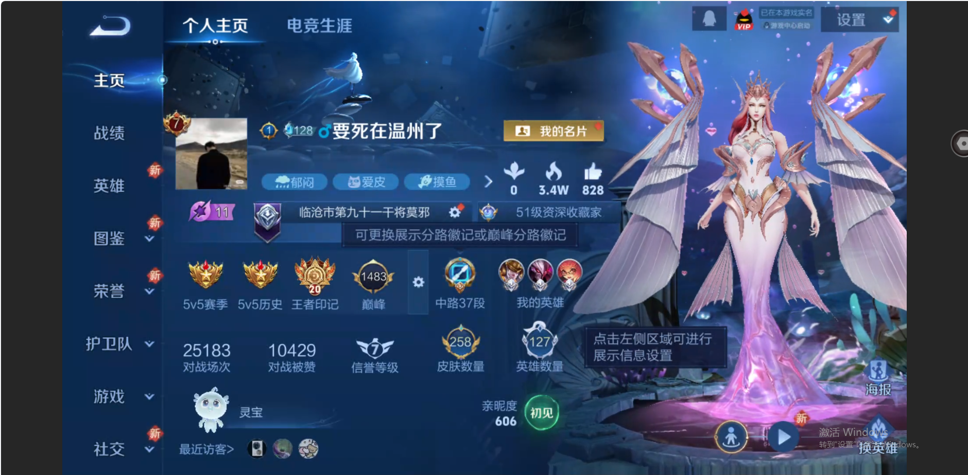 王者荣耀账号苹果QQV8【武则天 幻海之心 11传说 5星传说 夺宝266抽】苹果QQ/V8/荣耀王者/258皮肤/12