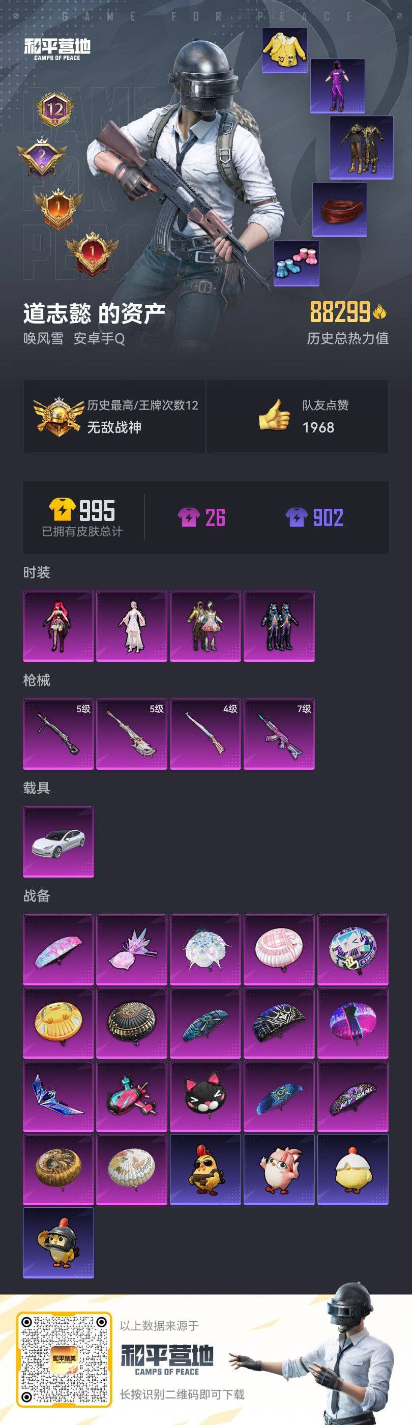 HPSJ3435131和平精英账号详情图2 HPSJ3435131和平精英账号详情图2