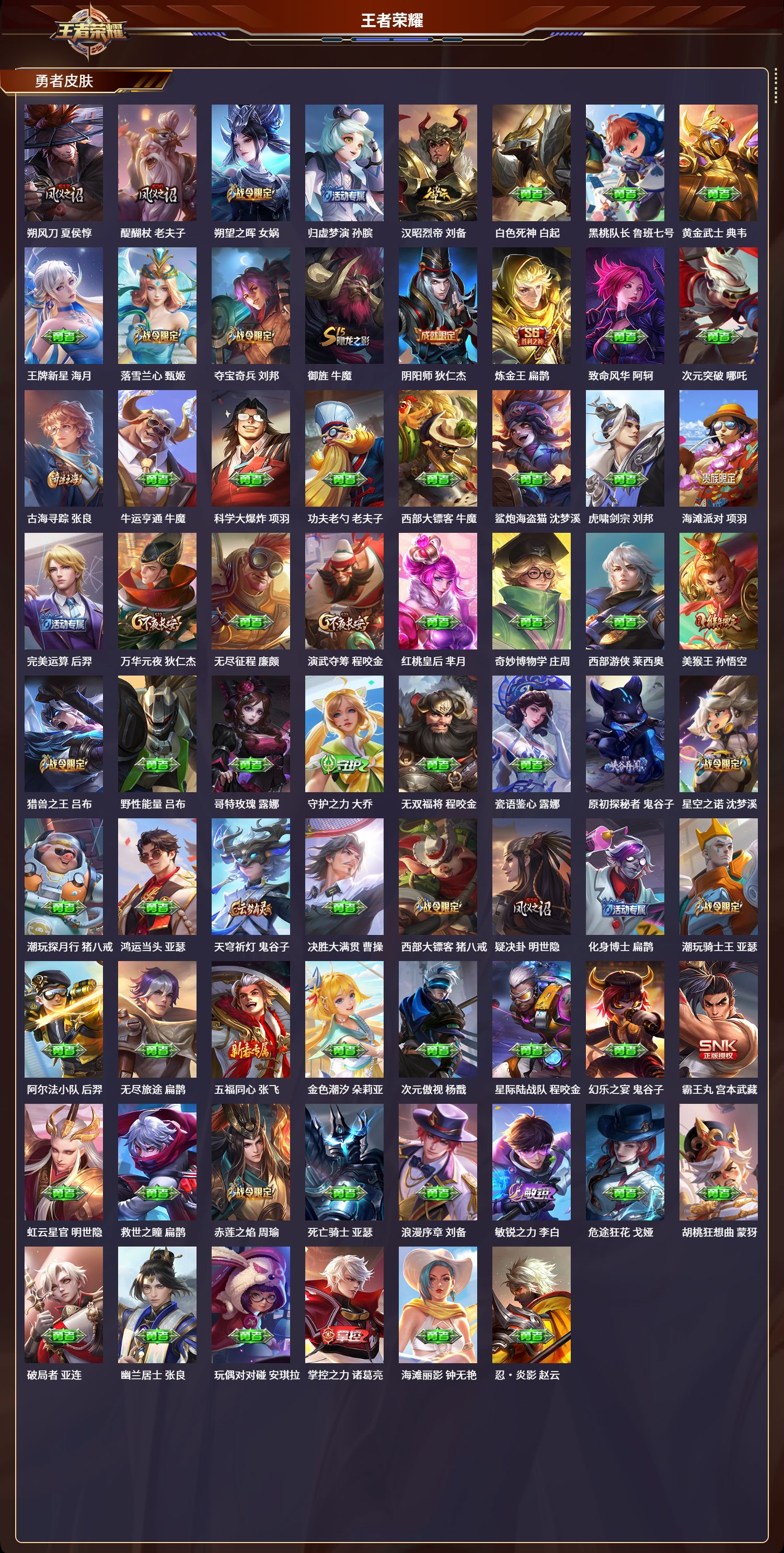 WZLX4220920王者荣耀账号详情图7 WZLX4220920王者荣耀账号详情图7