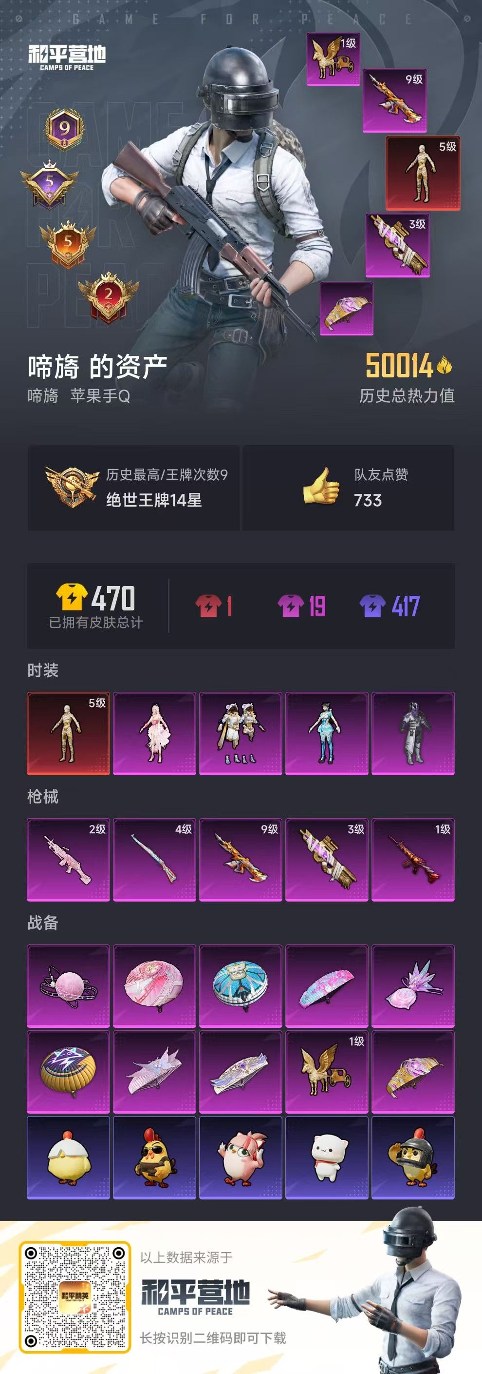 HPSJ3435203和平精英账号详情图4