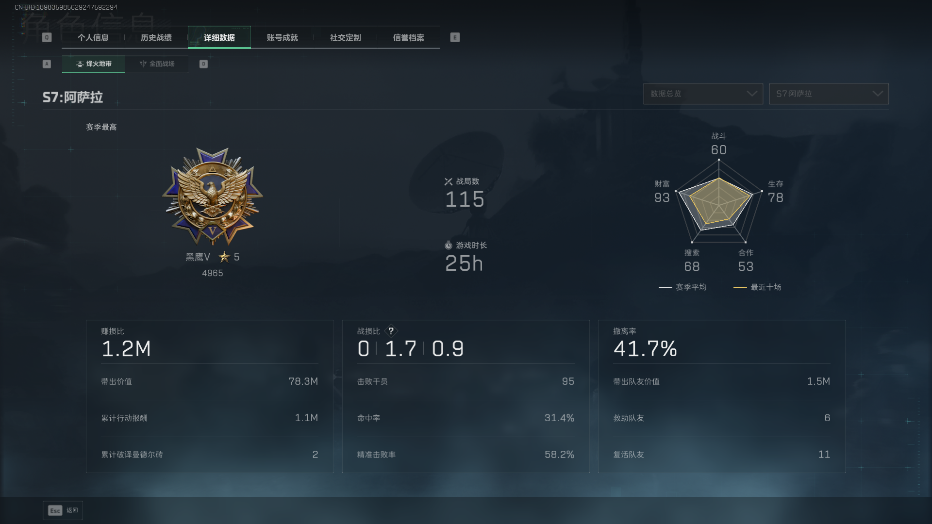 SJZCMW390499三角洲行动账号详情图4