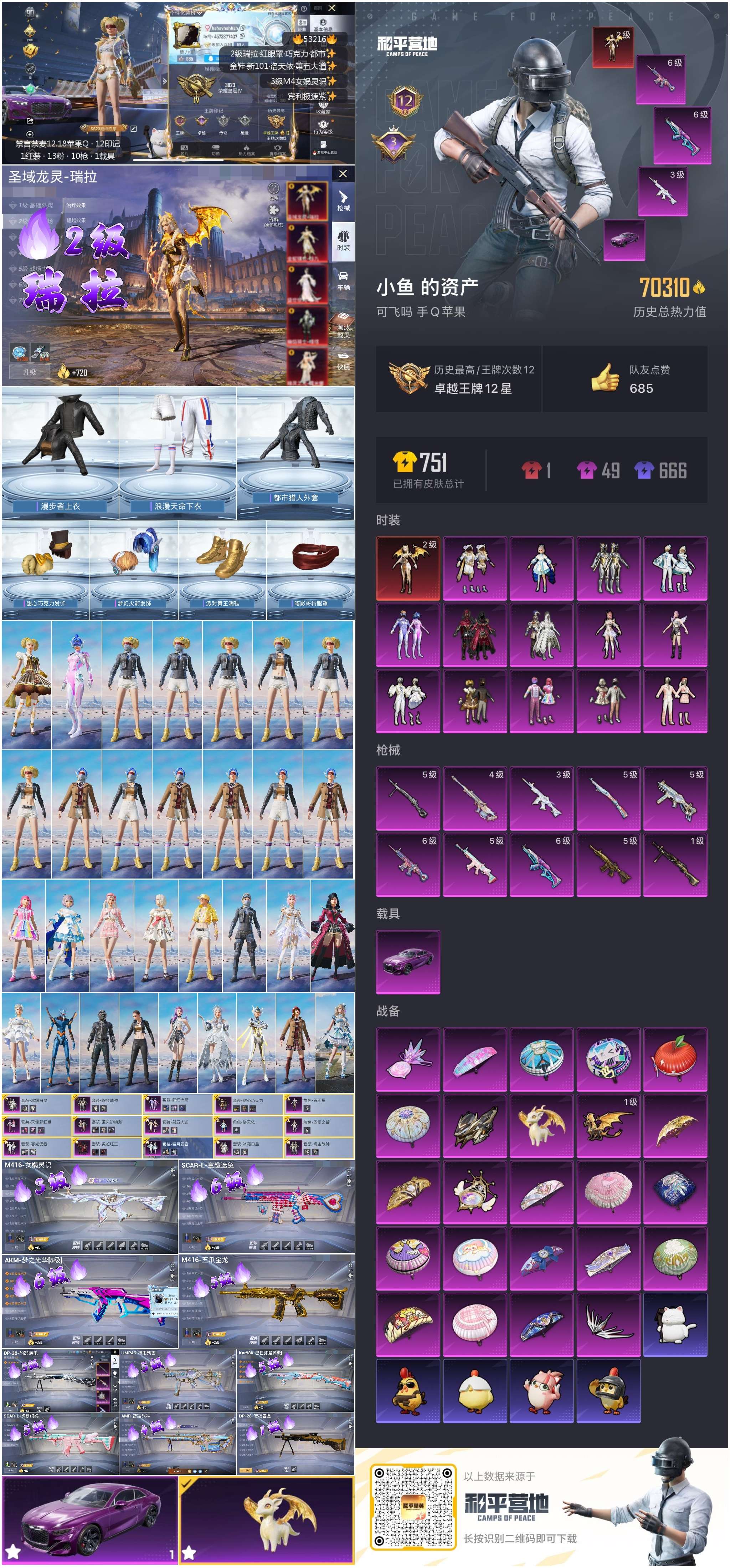 HPSJ3435413和平精英账号详情图2