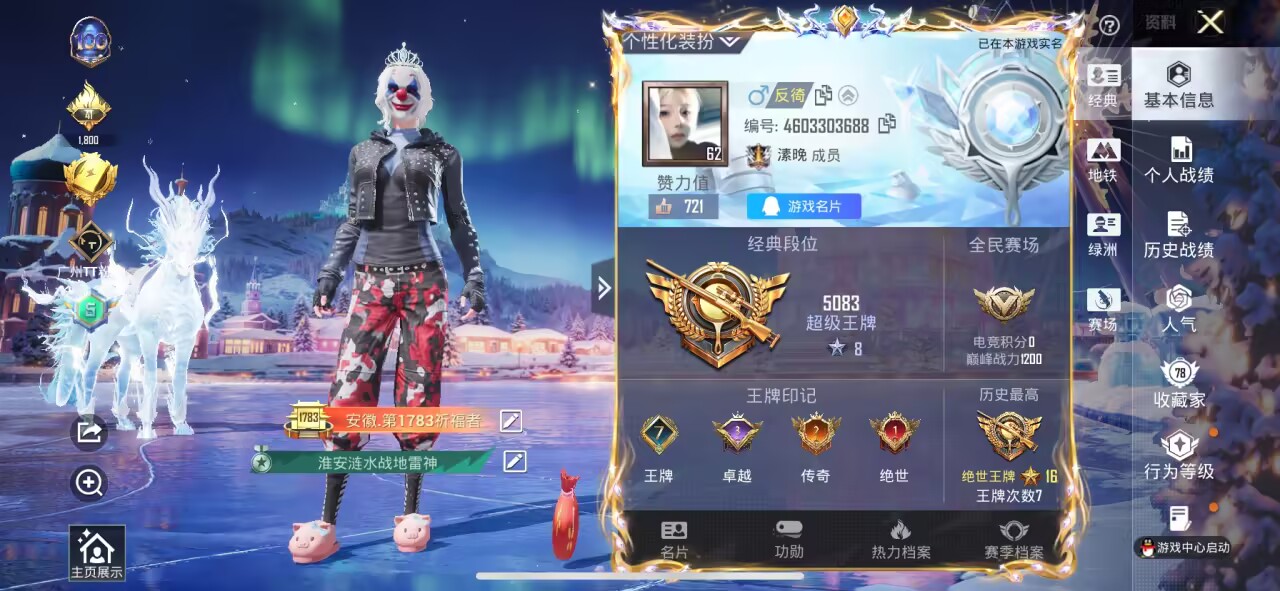 HPSJ3439383和平精英账号详情图2 HPSJ3439383和平精英账号详情图2