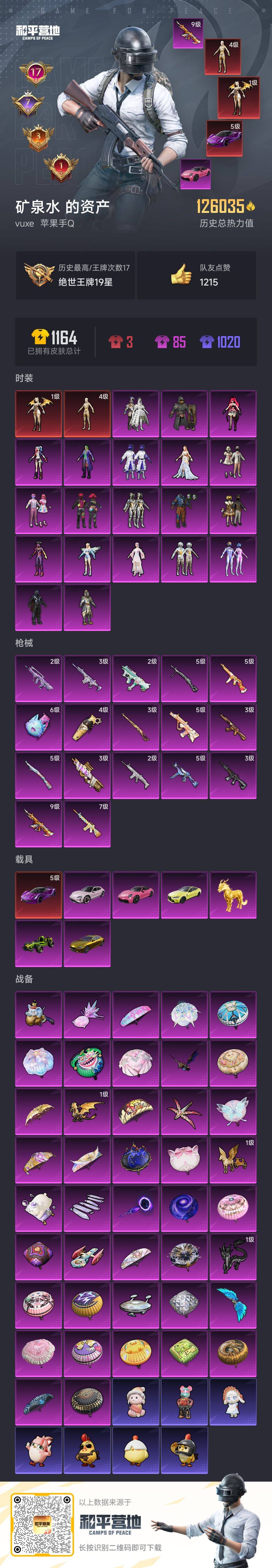 HPSJ3439460和平精英账号详情图4