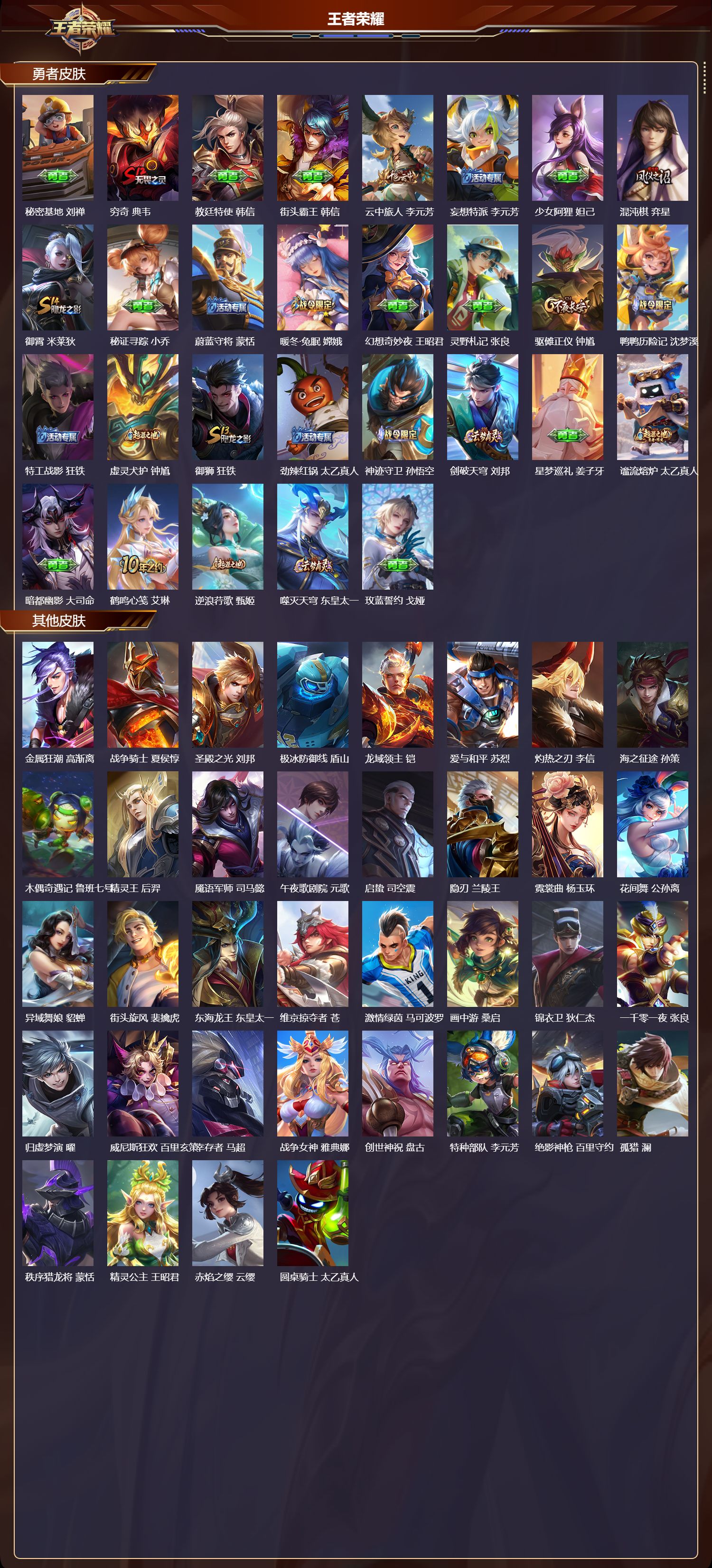 WZQM3476800王者荣耀账号详情图5