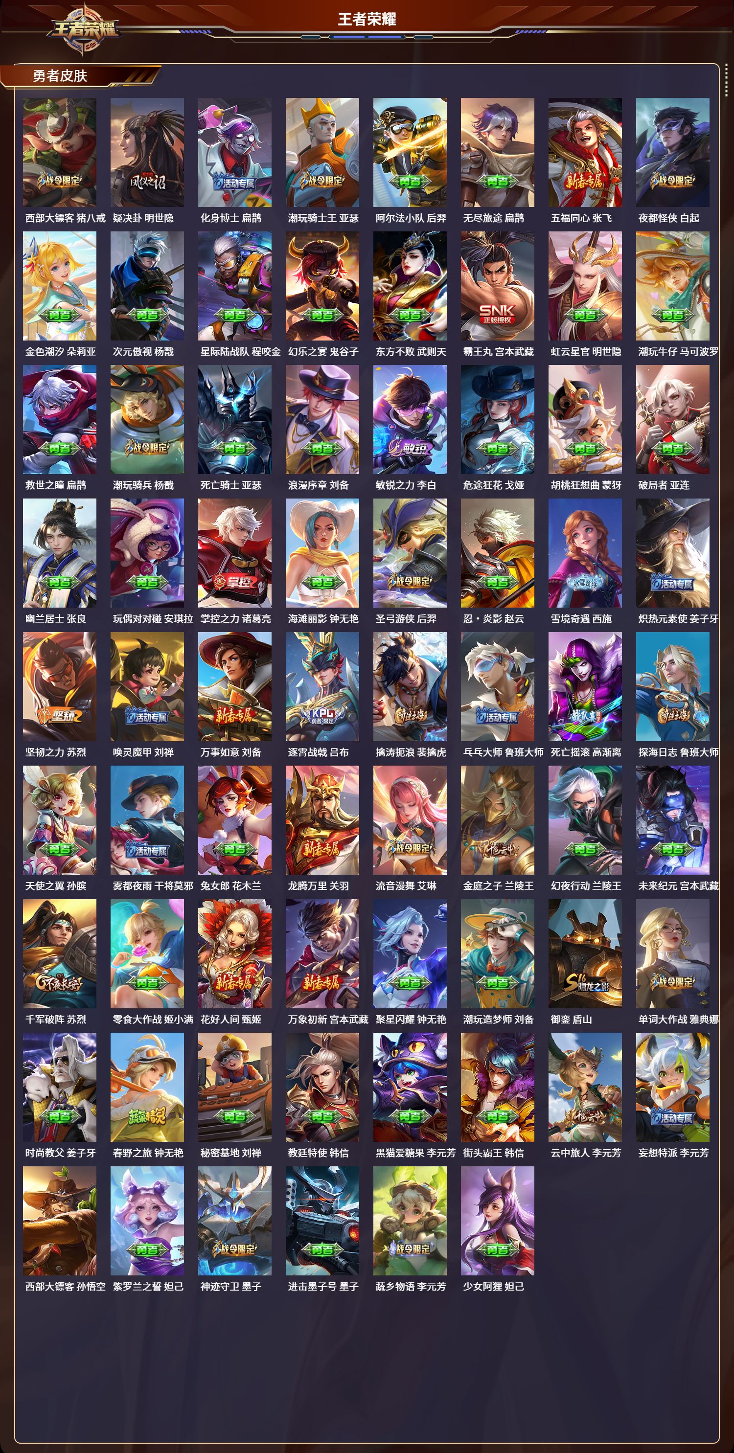 WZLX4220927王者荣耀账号详情图7