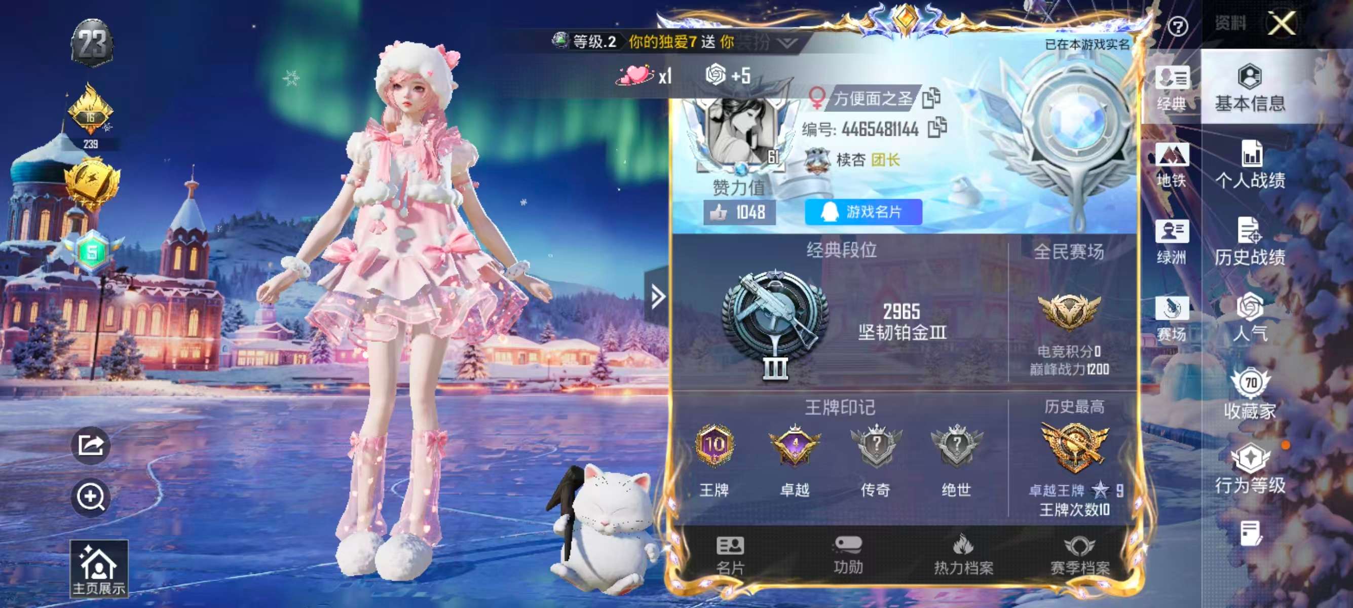 HPSJ3439461和平精英账号详情图2