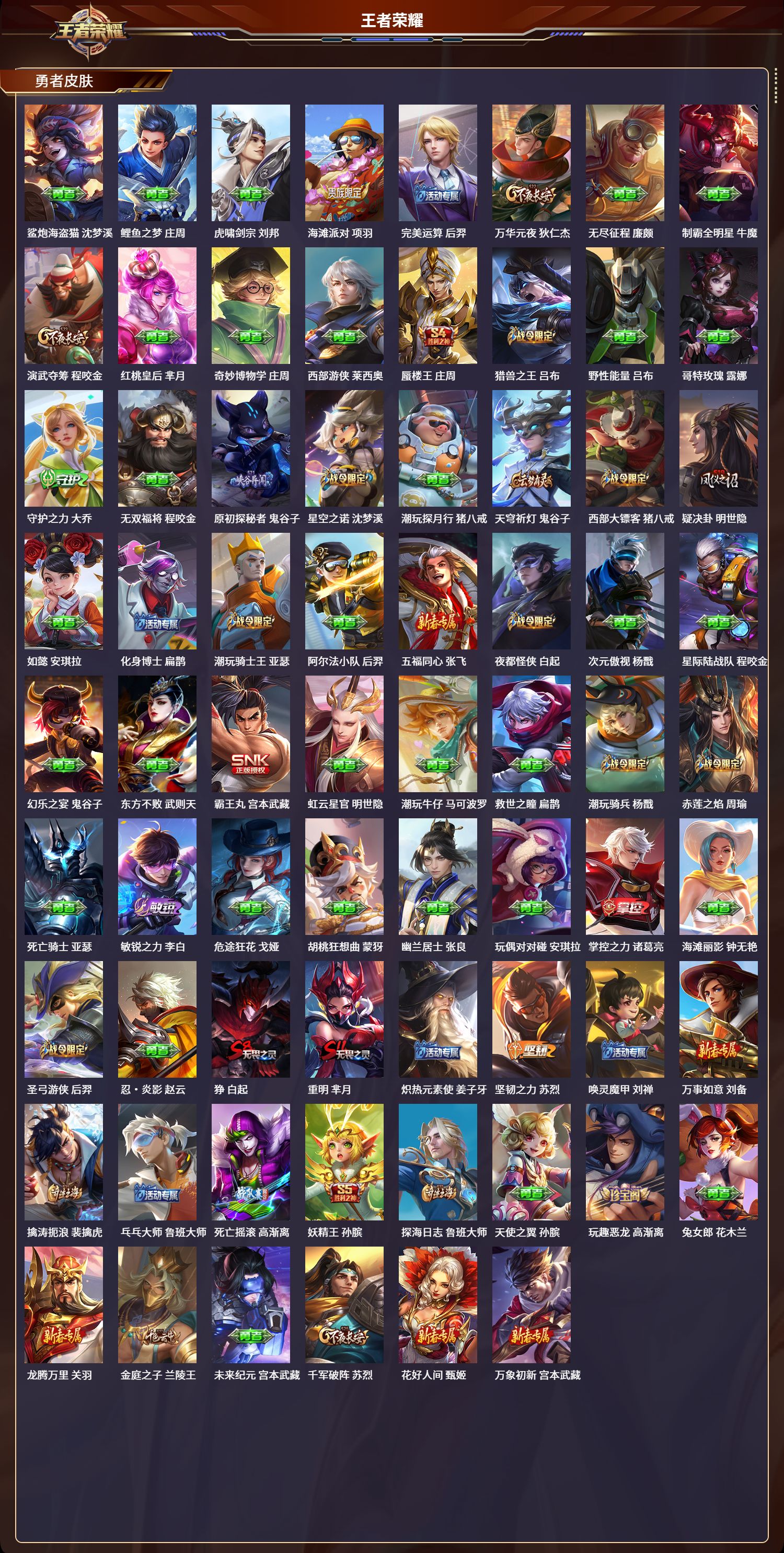 WZLX4220887王者荣耀账号详情图7 WZLX4220887王者荣耀账号详情图7