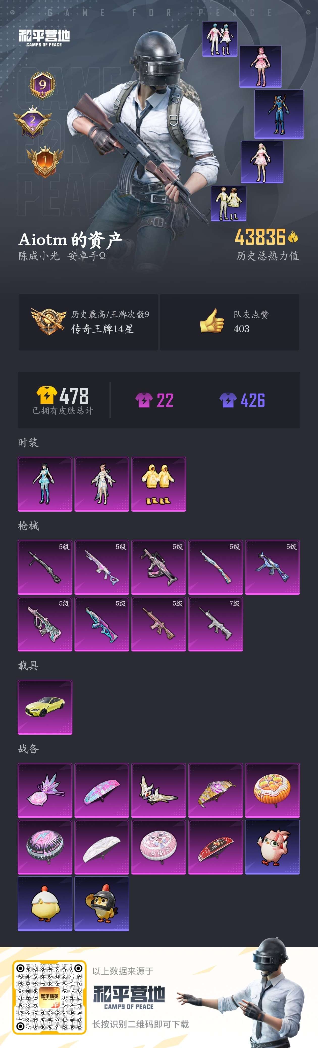 HPSJ3435152和平精英账号详情图4