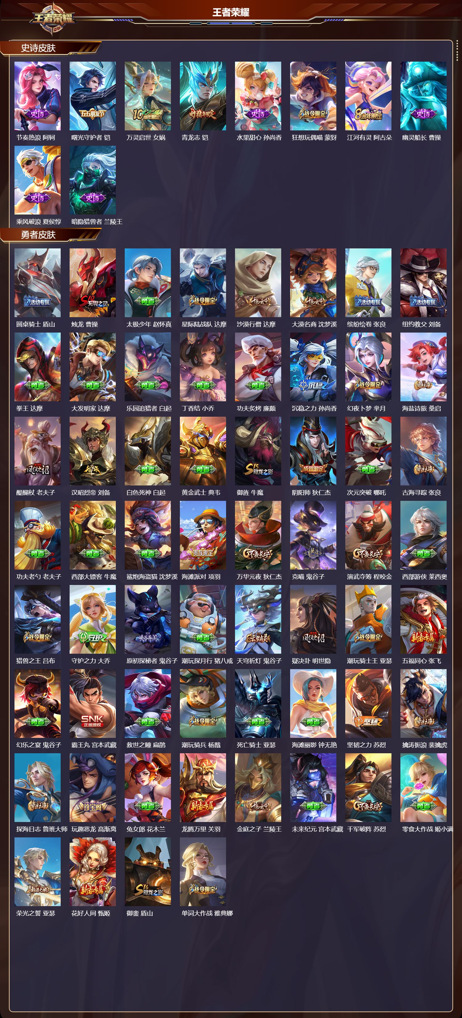 WZQM3476800王者荣耀账号详情图4