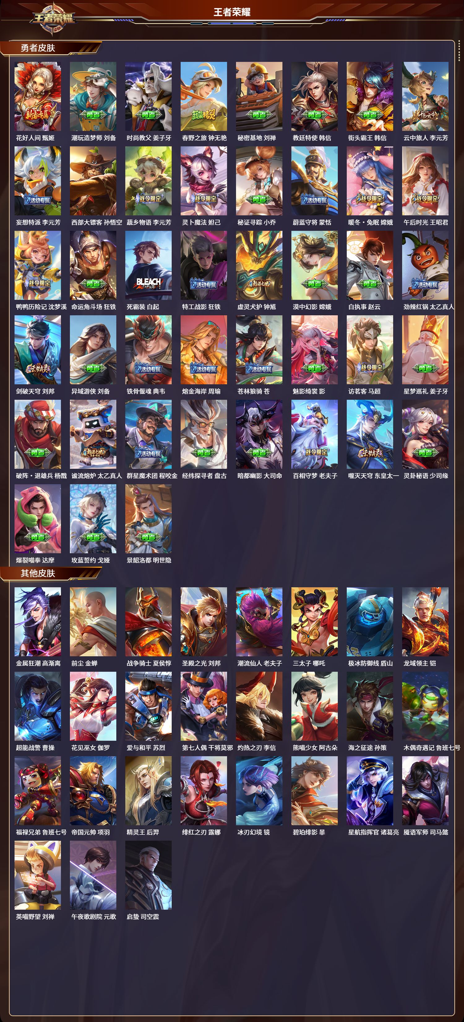 WZLX4220912王者荣耀账号详情图6