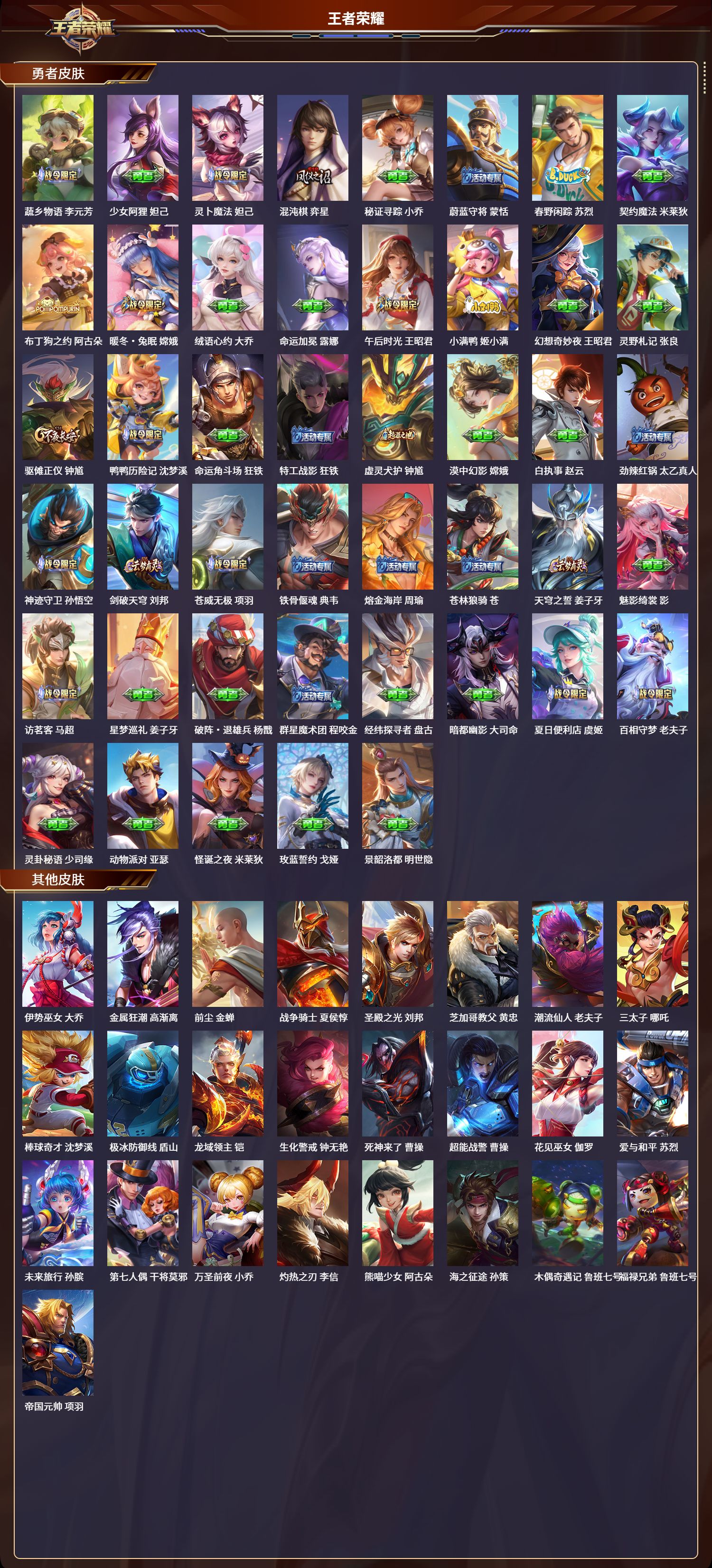 WZLX4220890王者荣耀账号详情图6