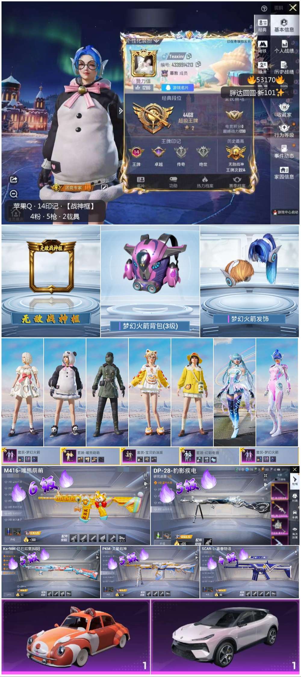 HPSJ3435676和平精英账号详情图3