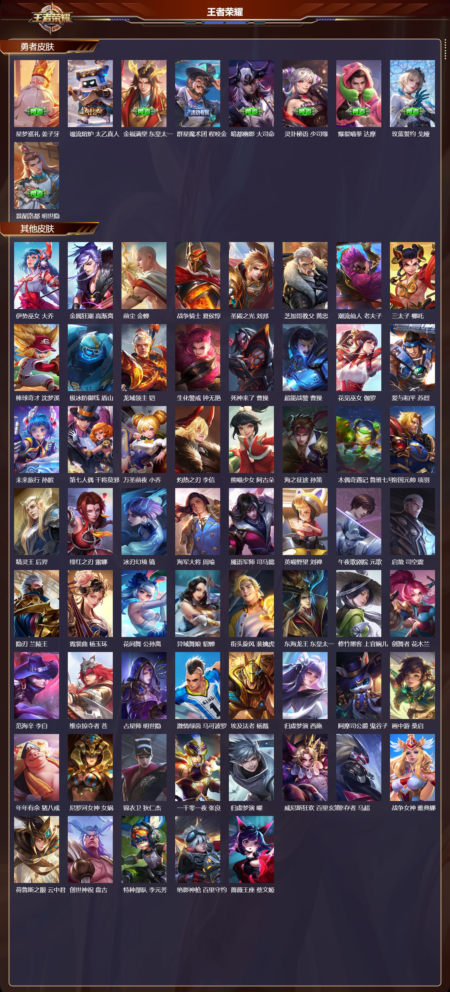 WZMK3442745王者荣耀账号详情图5