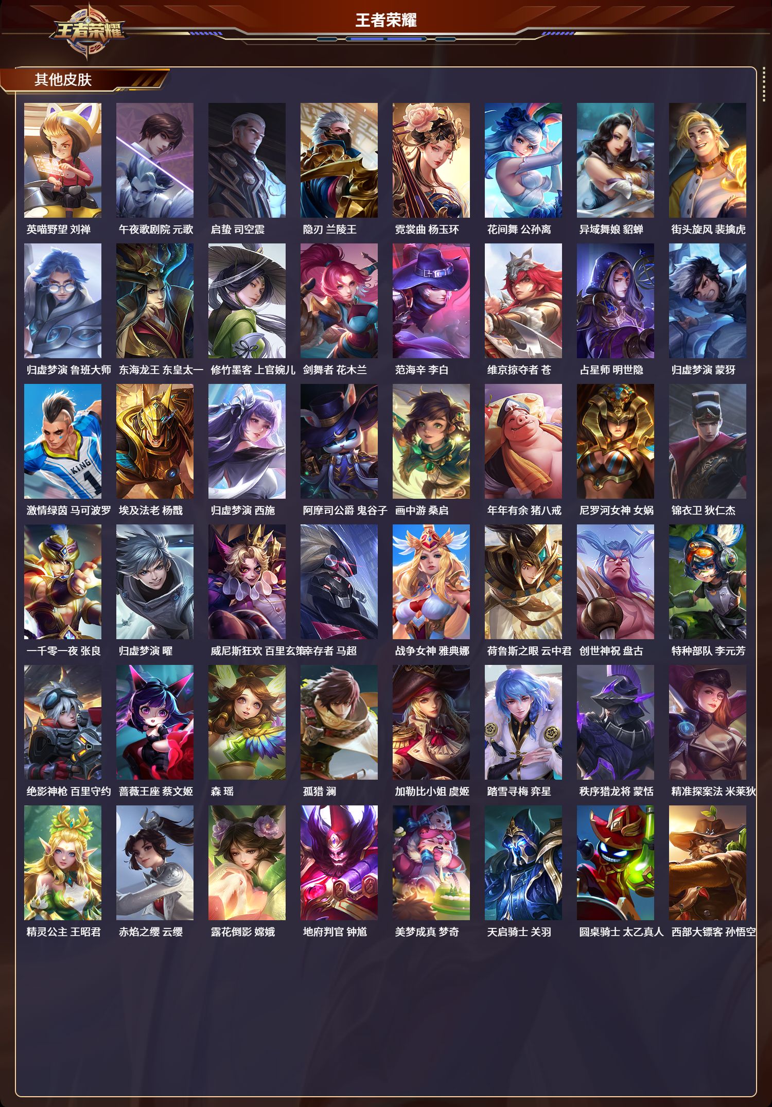 WZLX4220968王者荣耀账号详情图9