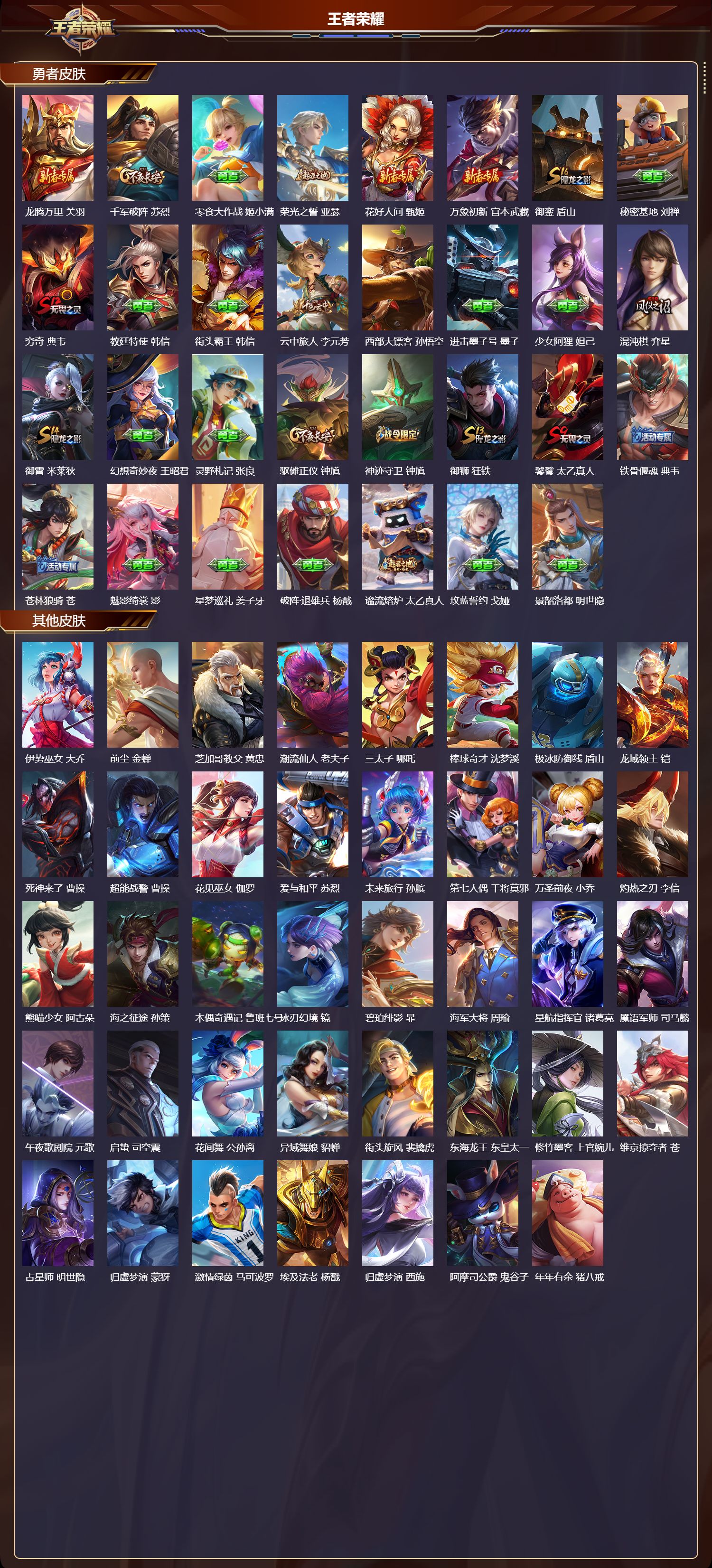 WZMK3445169王者荣耀账号详情图4