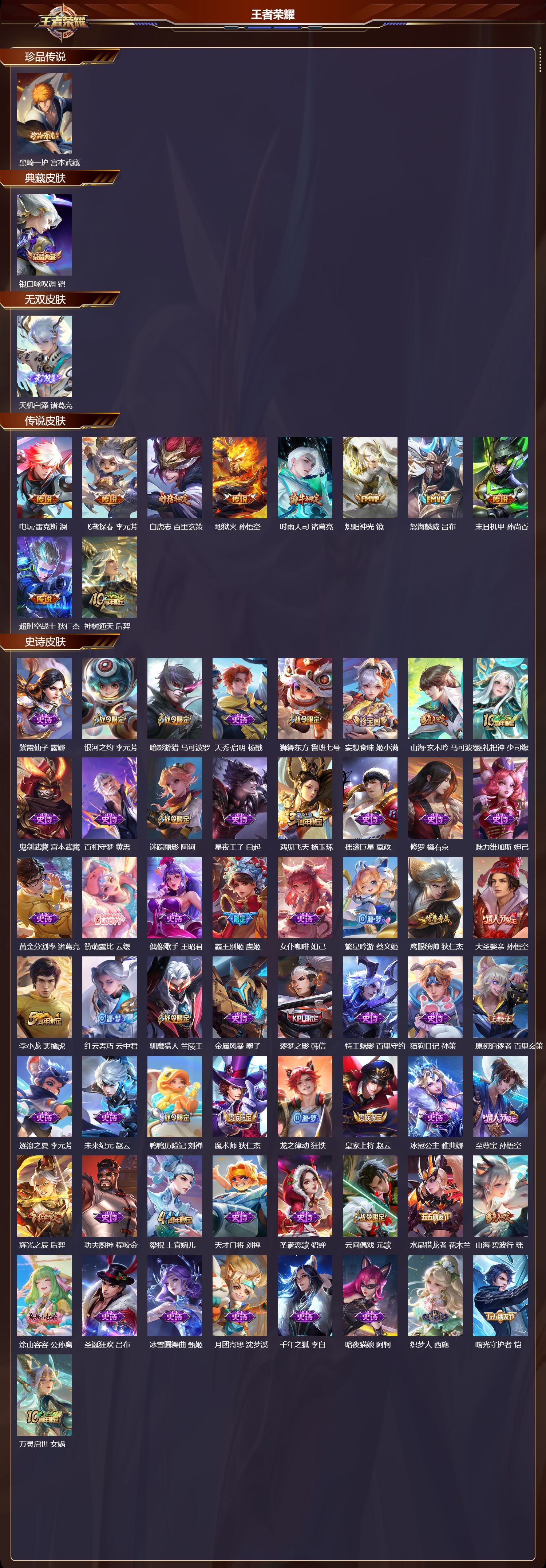 WZCMW415735王者荣耀账号详情图6 WZCMW415735王者荣耀账号详情图6