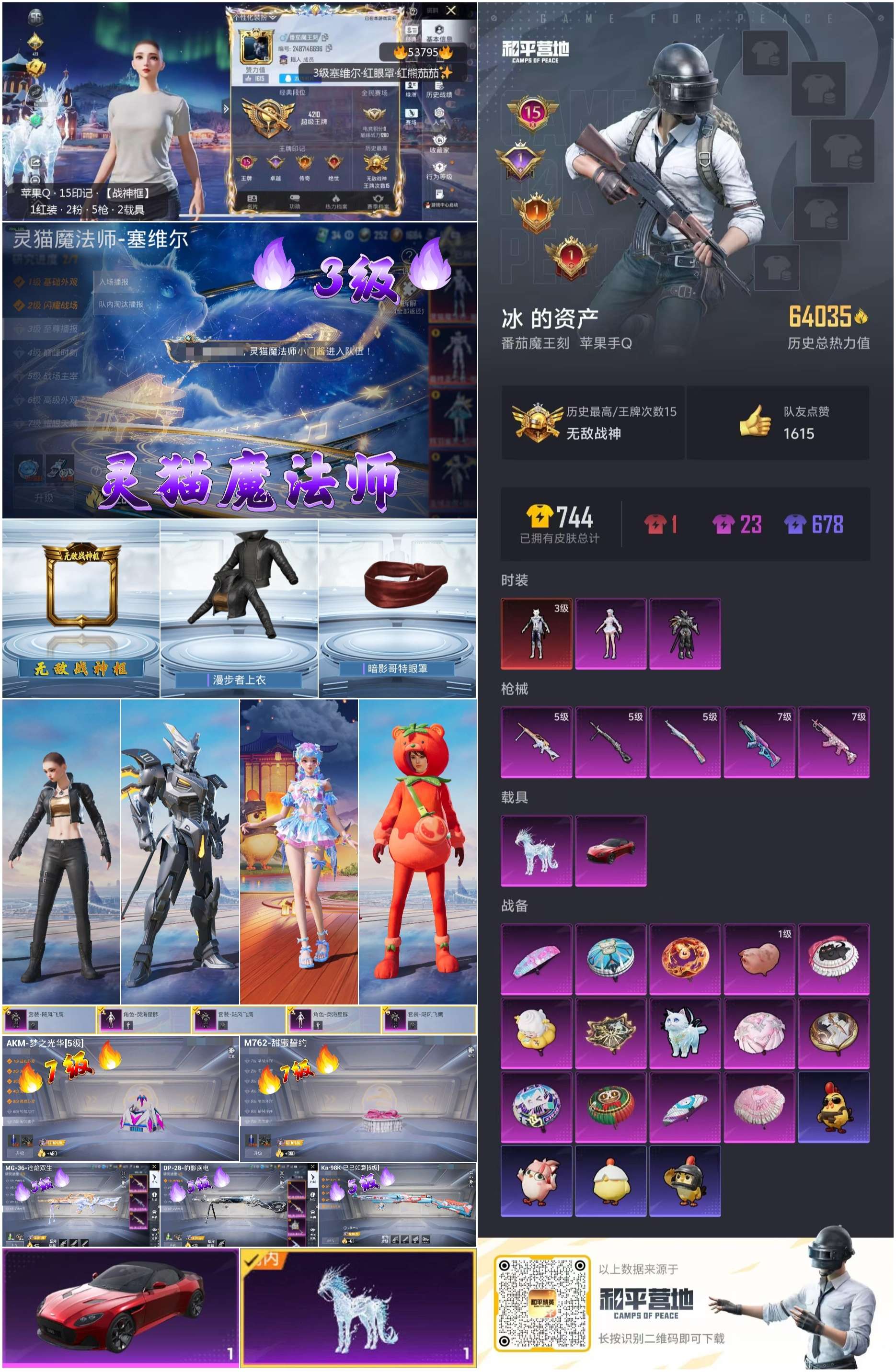 HPSJ3441878和平精英账号详情图3