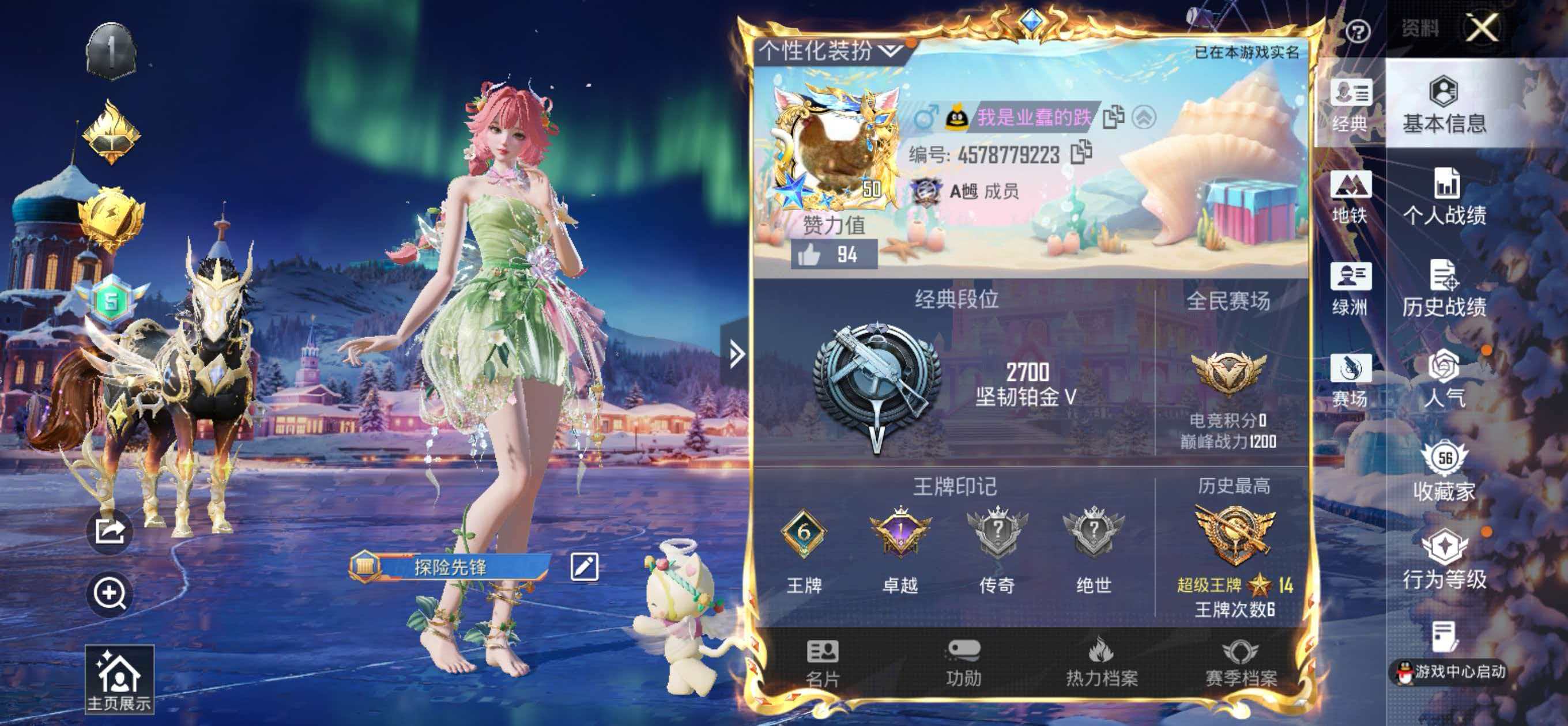 HPSJ3441870和平精英账号详情图2