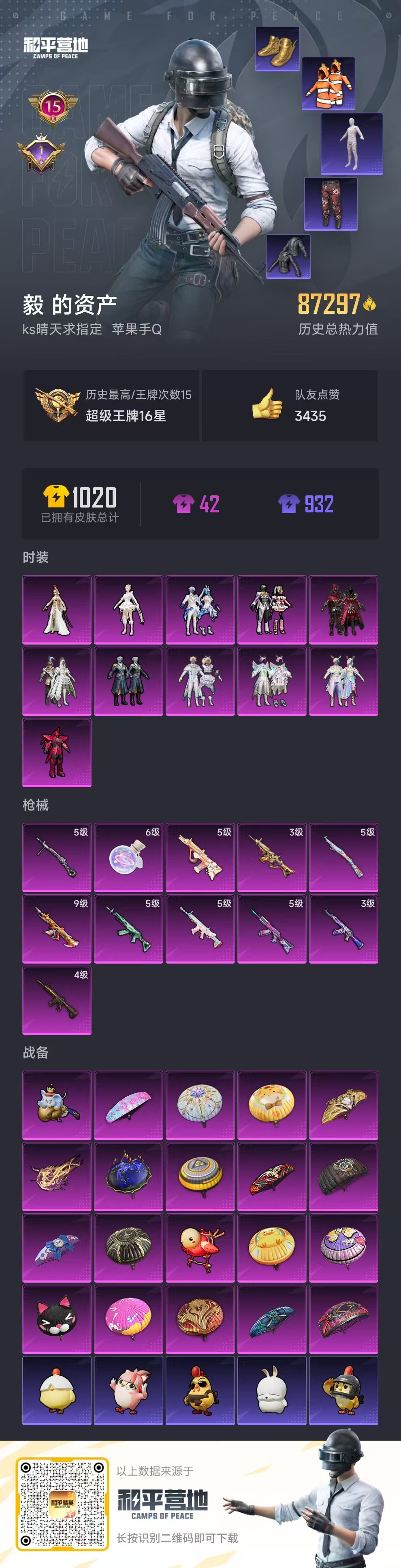 HPSJ3437567和平精英账号详情图3 HPSJ3437567和平精英账号详情图3