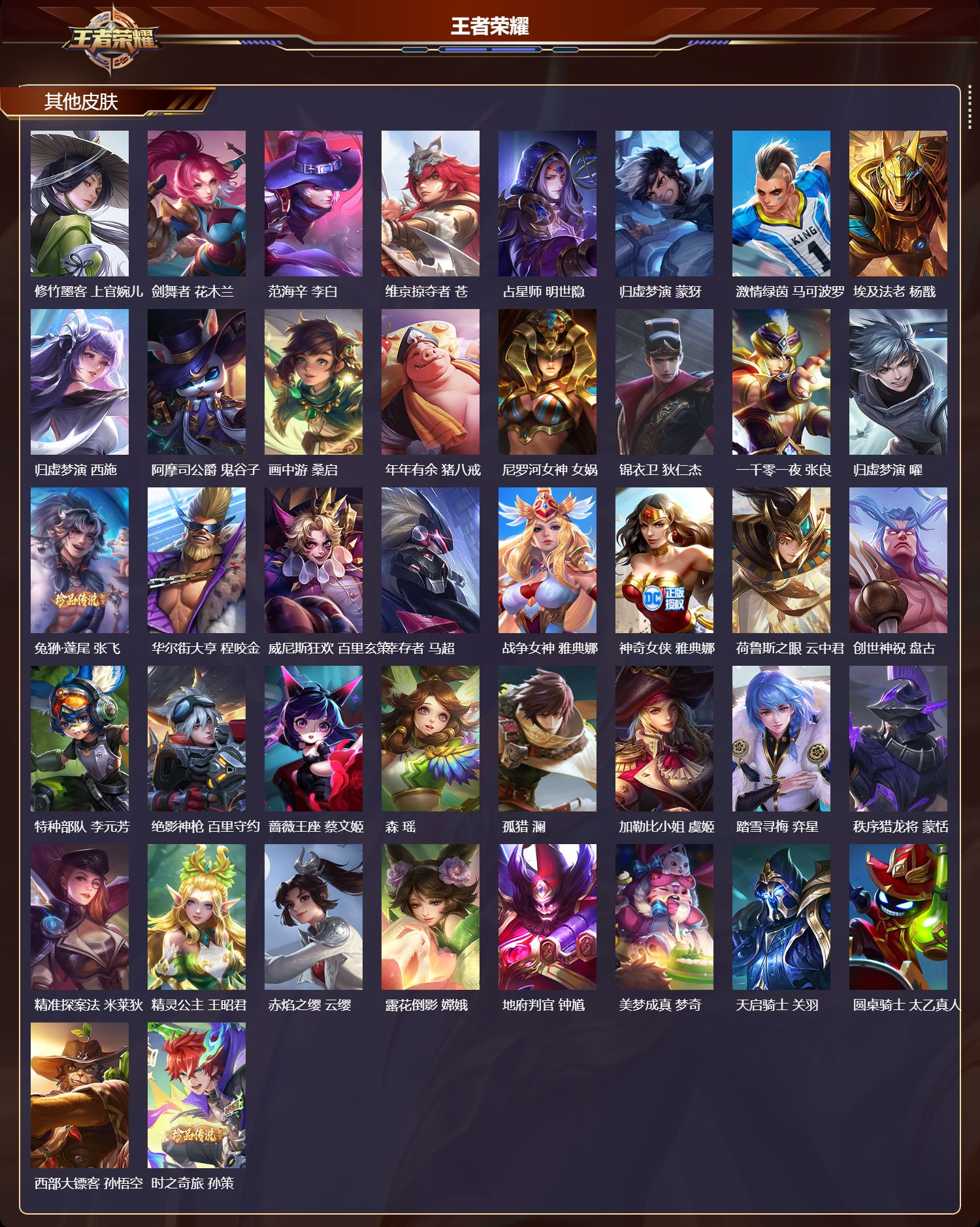 WZMK3445171王者荣耀账号详情图8