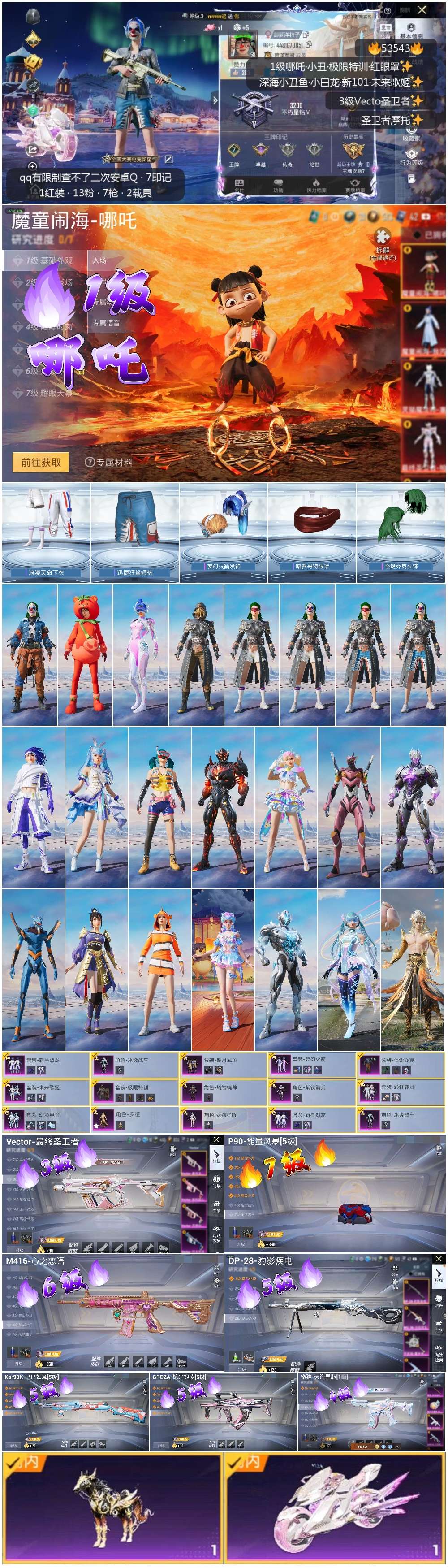 HPSJ3436997和平精英账号详情图3