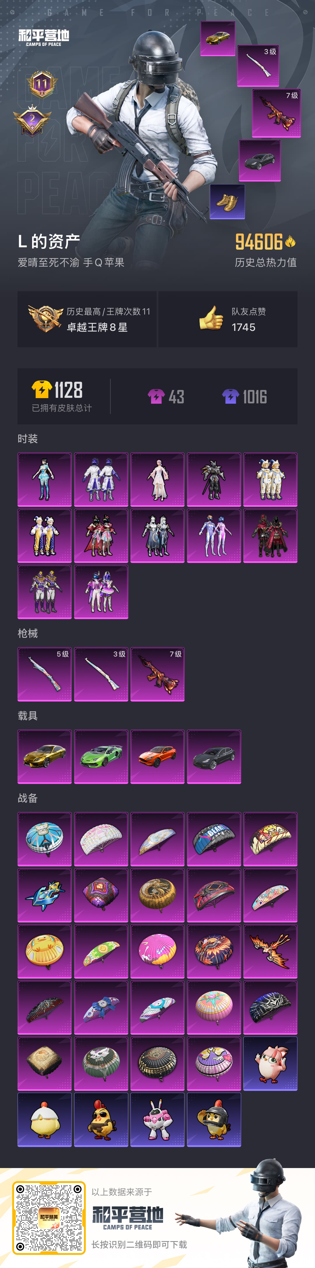 HPSJ3437036和平精英账号详情图4 HPSJ3437036和平精英账号详情图4