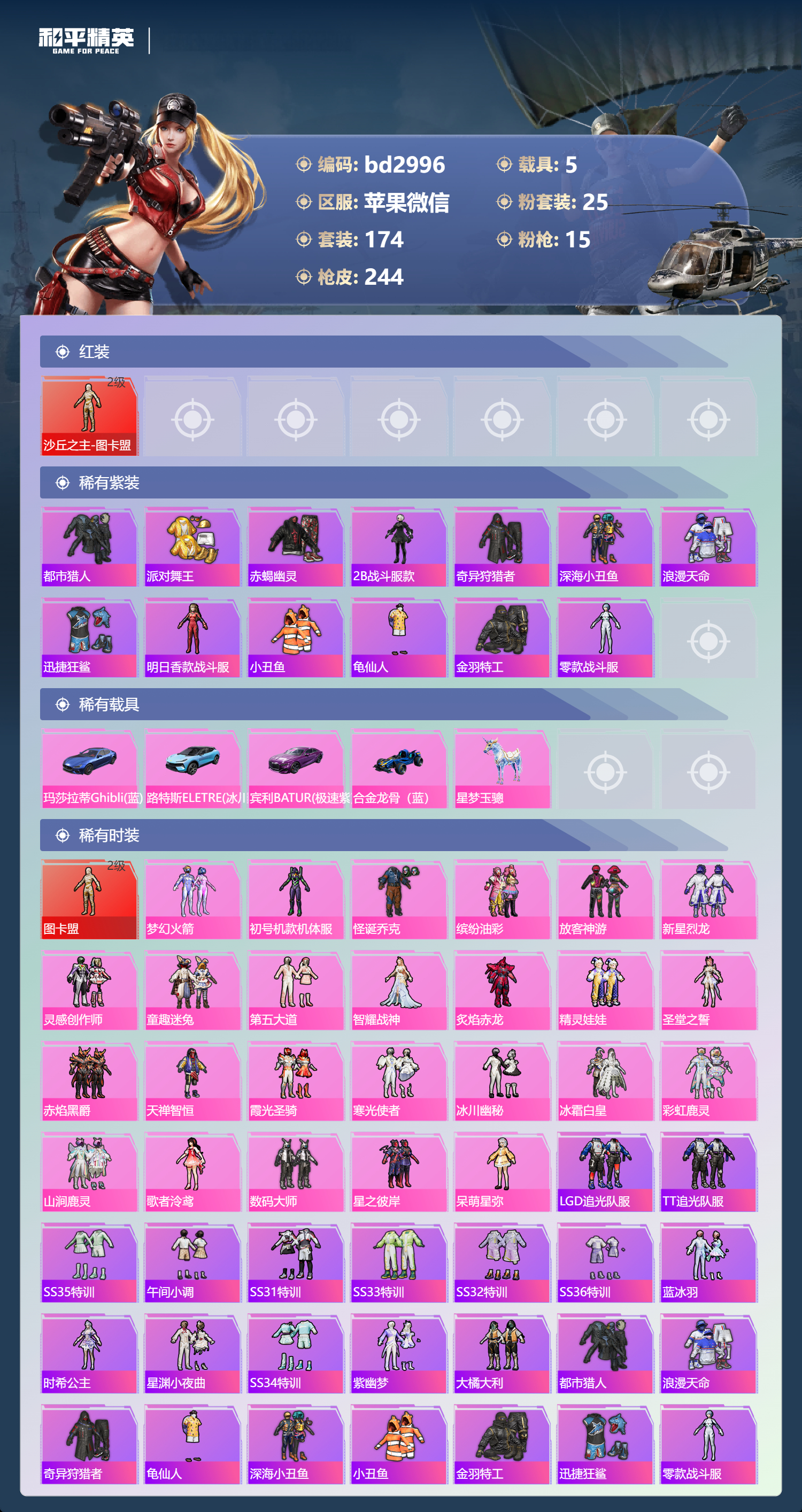 HPCMW418667和平精英账号详情图2