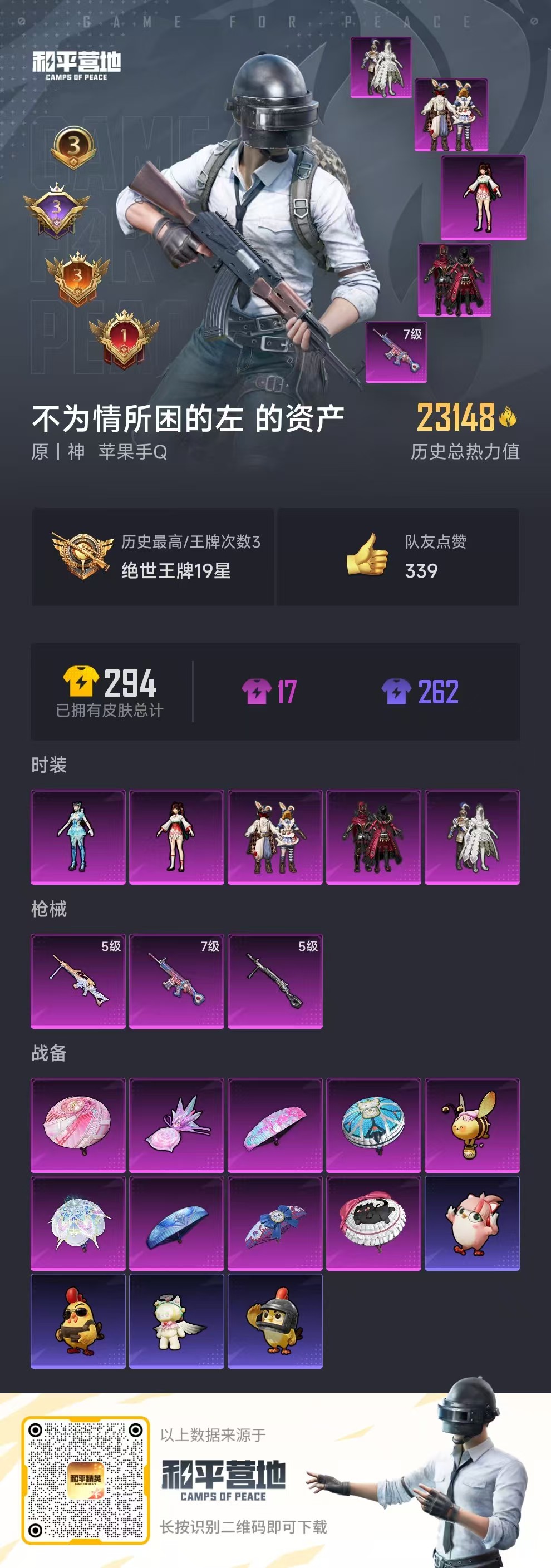 HPSJ3437550和平精英账号详情图4