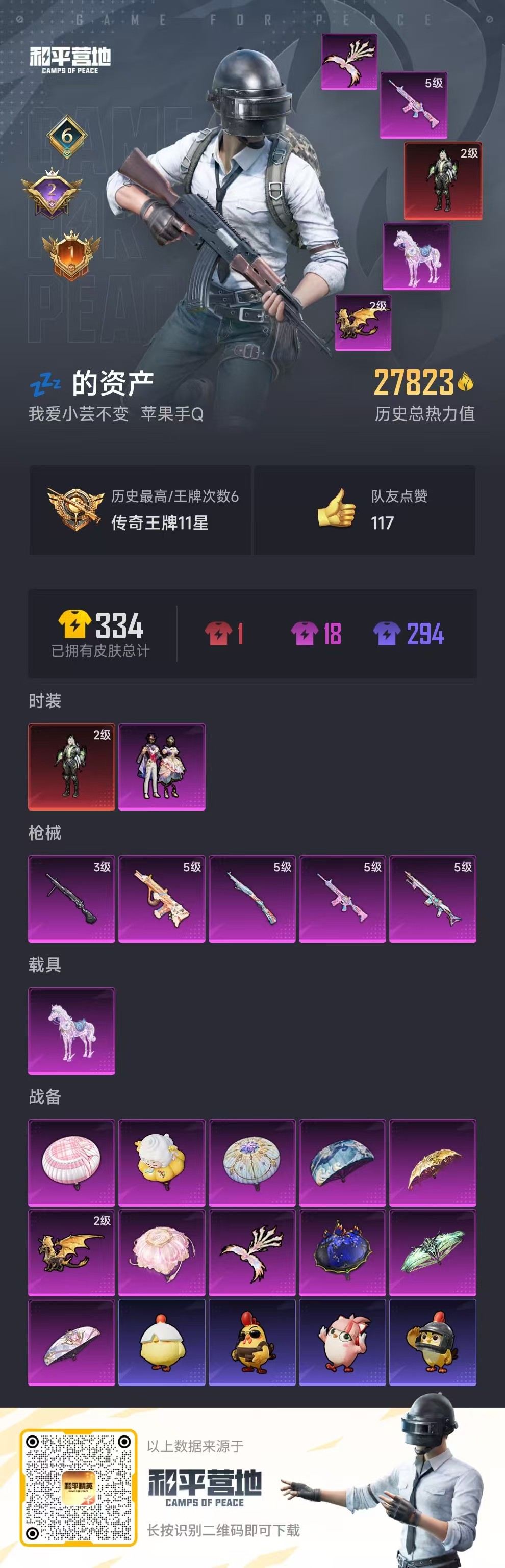 HPSJ3437591和平精英账号详情图4