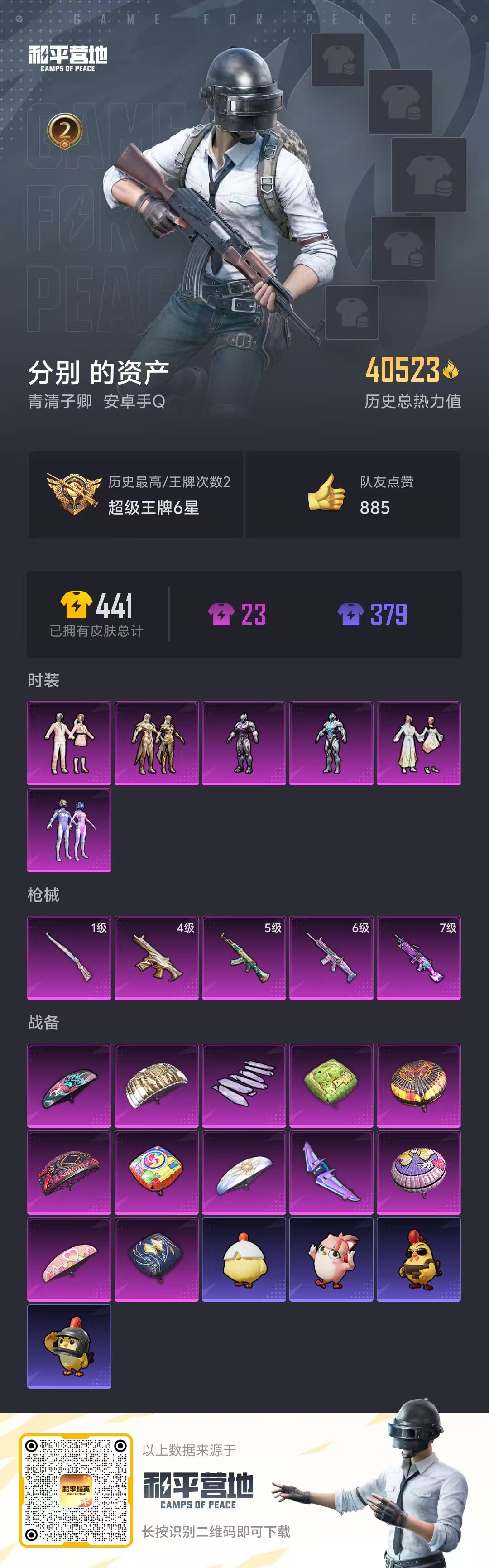 HPSJ3437558和平精英账号详情图3