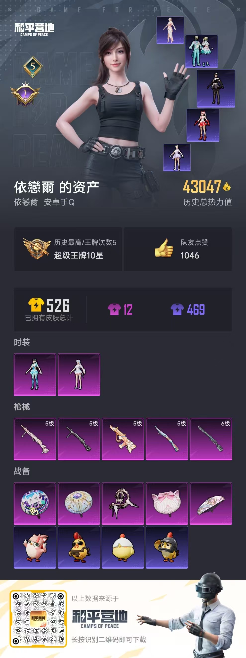 HPSJ3437568和平精英账号详情图3