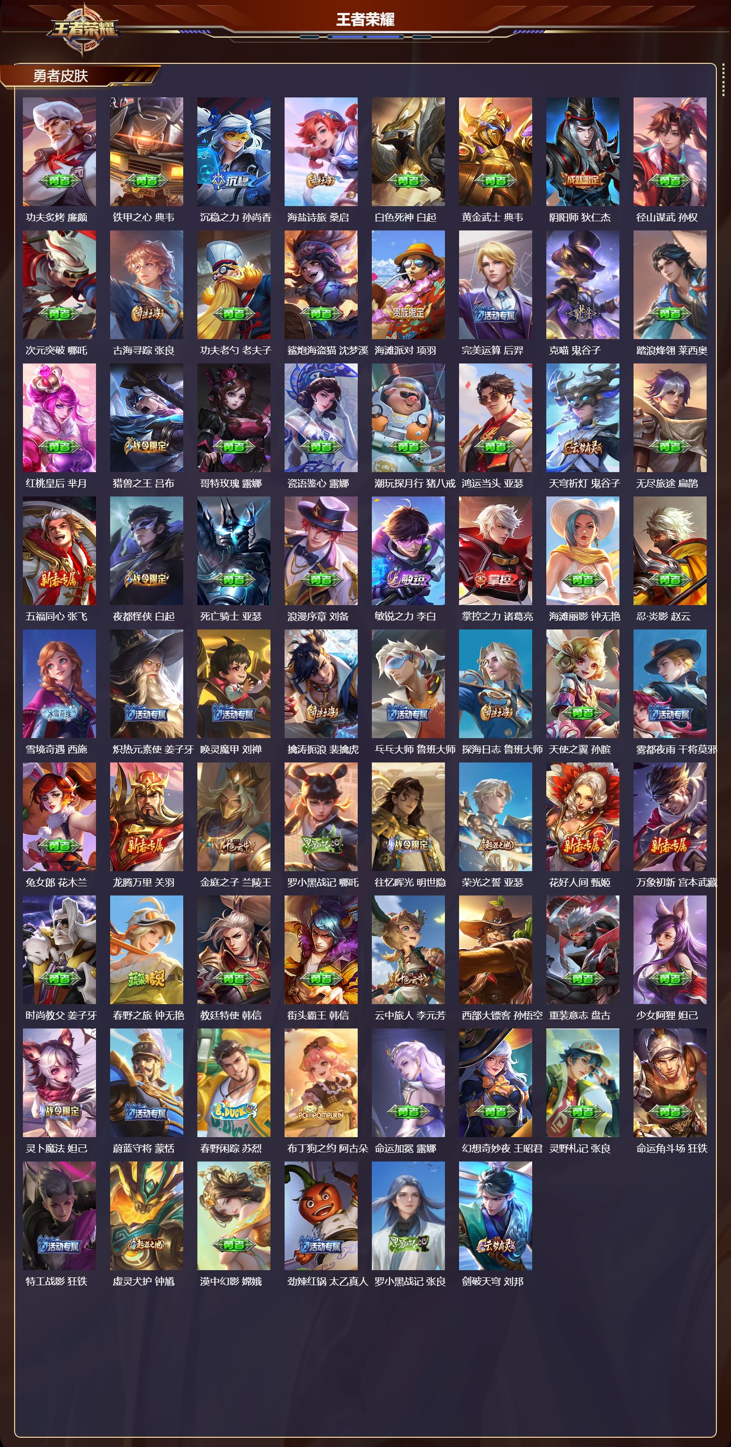 WZQM3474247王者荣耀账号详情图4