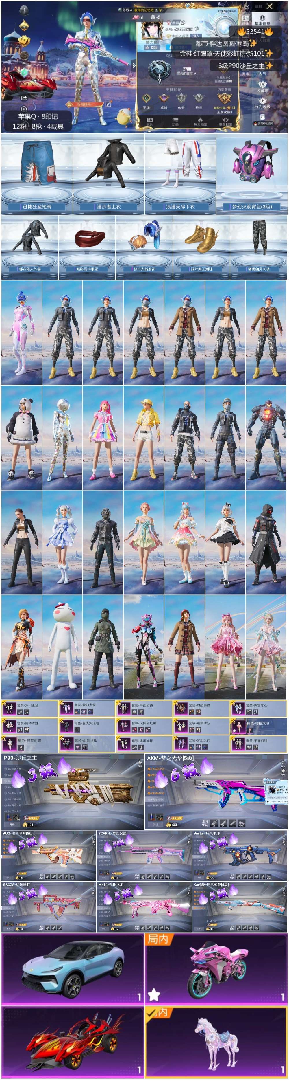 HPSJ3437557和平精英账号详情图3