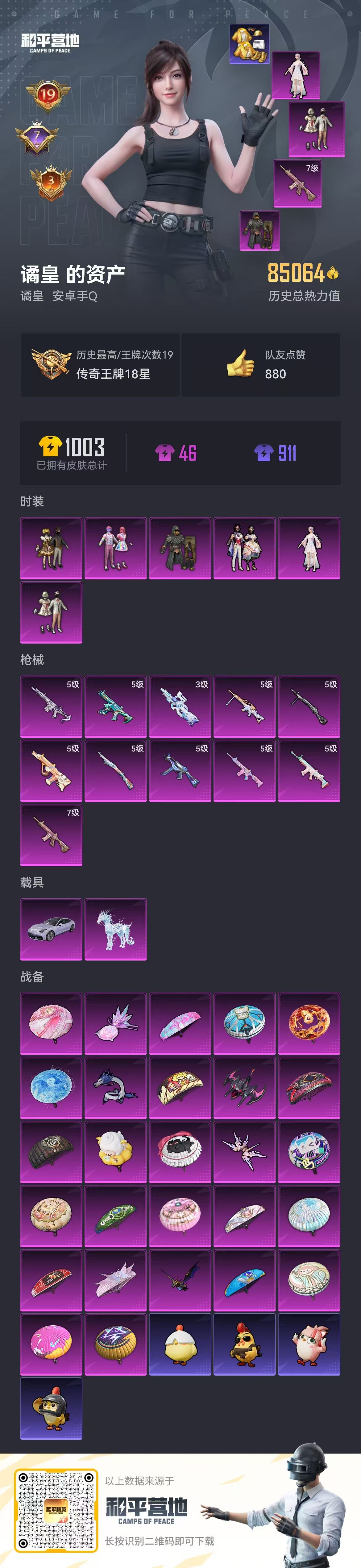 HPSJ3441863和平精英账号详情图4