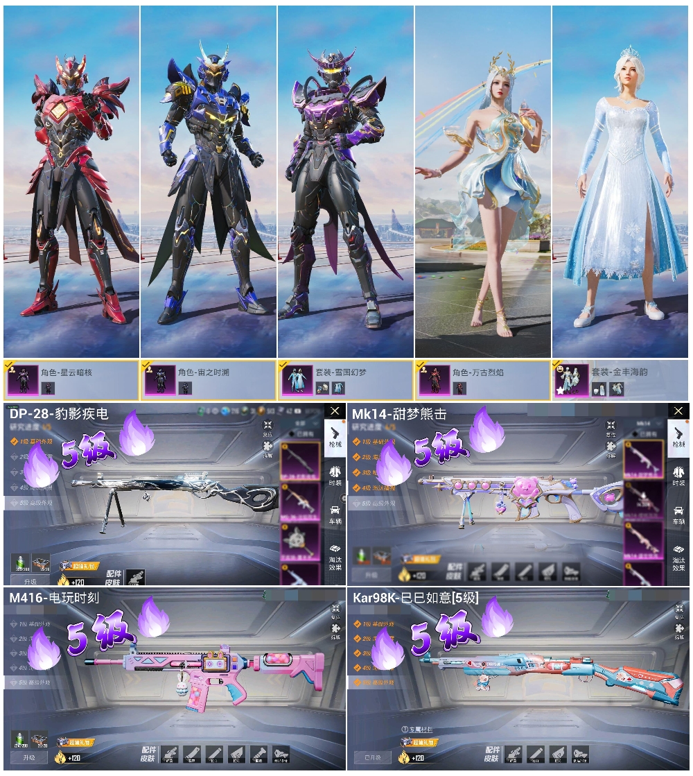 HPSJ3436974和平精英账号详情图4