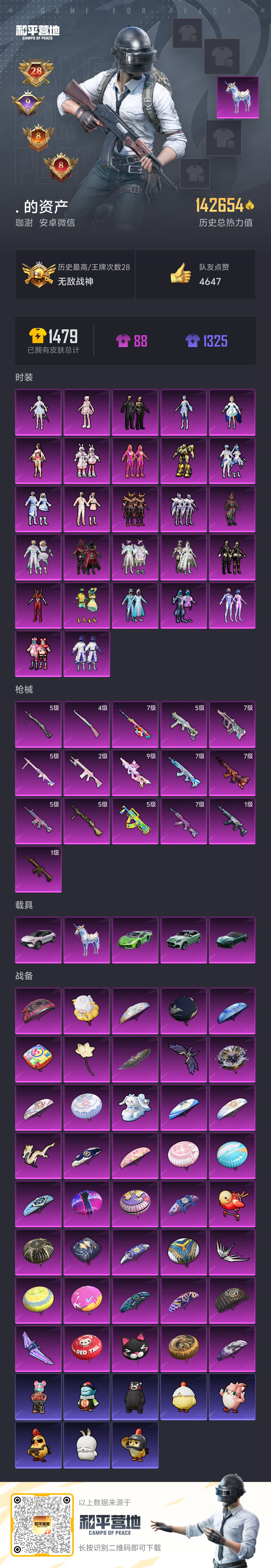 HPSJ3436845和平精英账号详情图3 HPSJ3436845和平精英账号详情图3